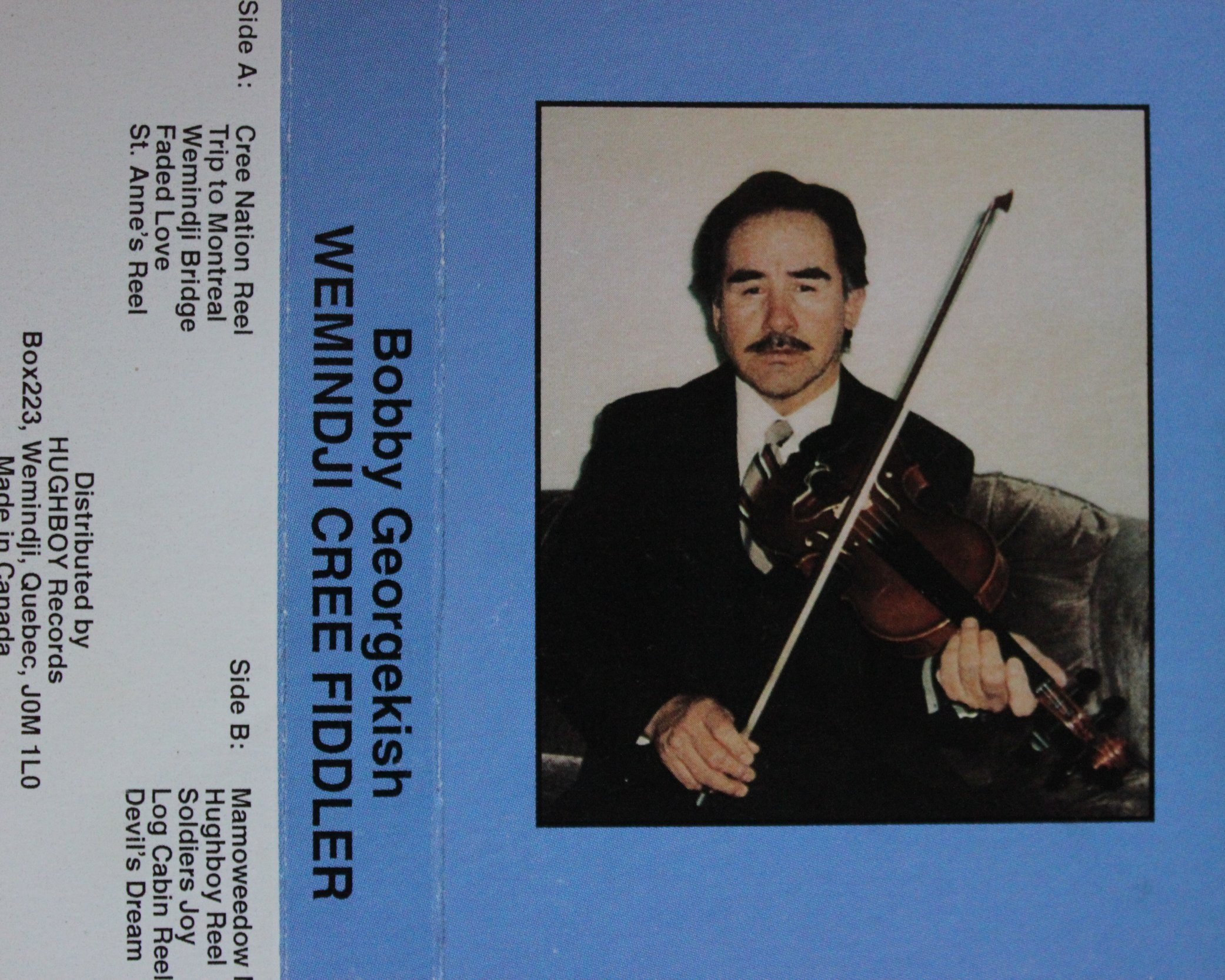Bobby Georgekish (Wemindji), 'Wemindji Cree Fiddler' album cover (1994)