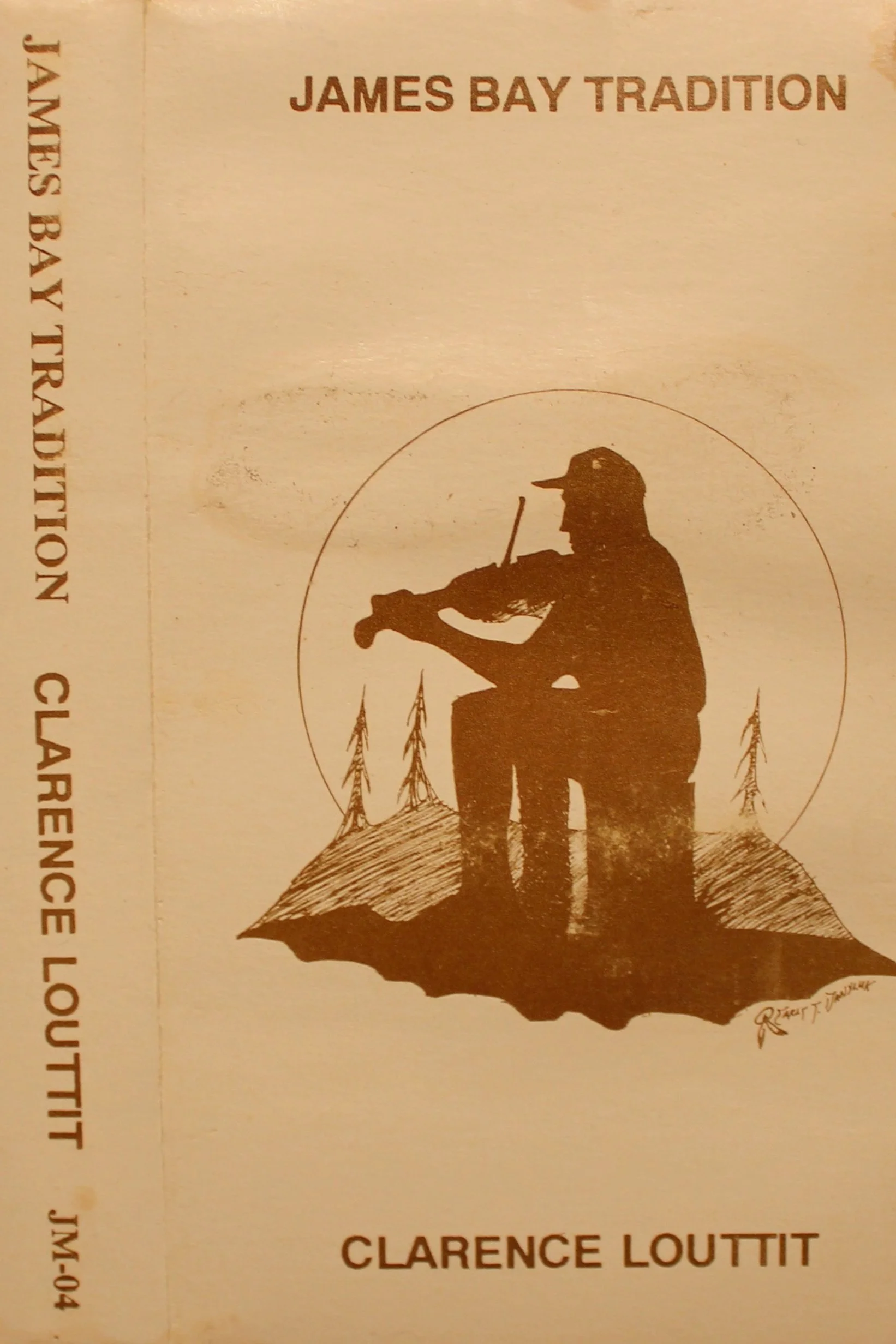 Clarence Louttit (Moose Factory), 'James Bay Tradition' album cover (c1990).
