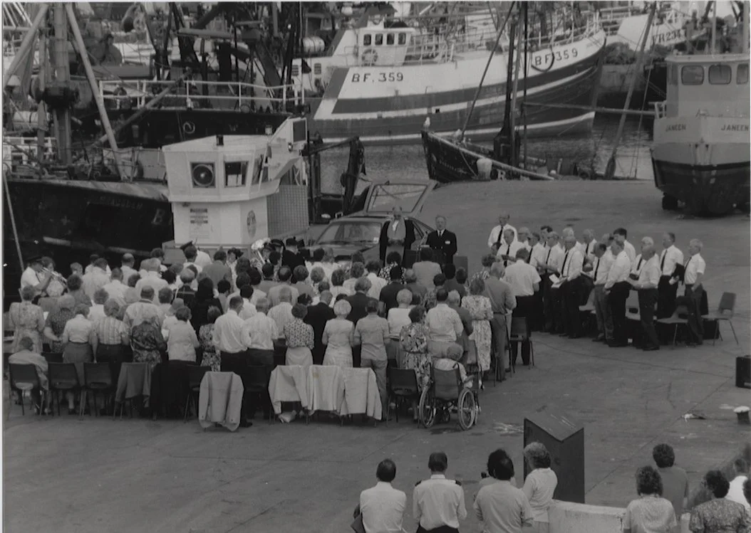 Blessing of the Fleet Fraserburgh [n.d.]. Photograph courtesy of Evan Ritchie