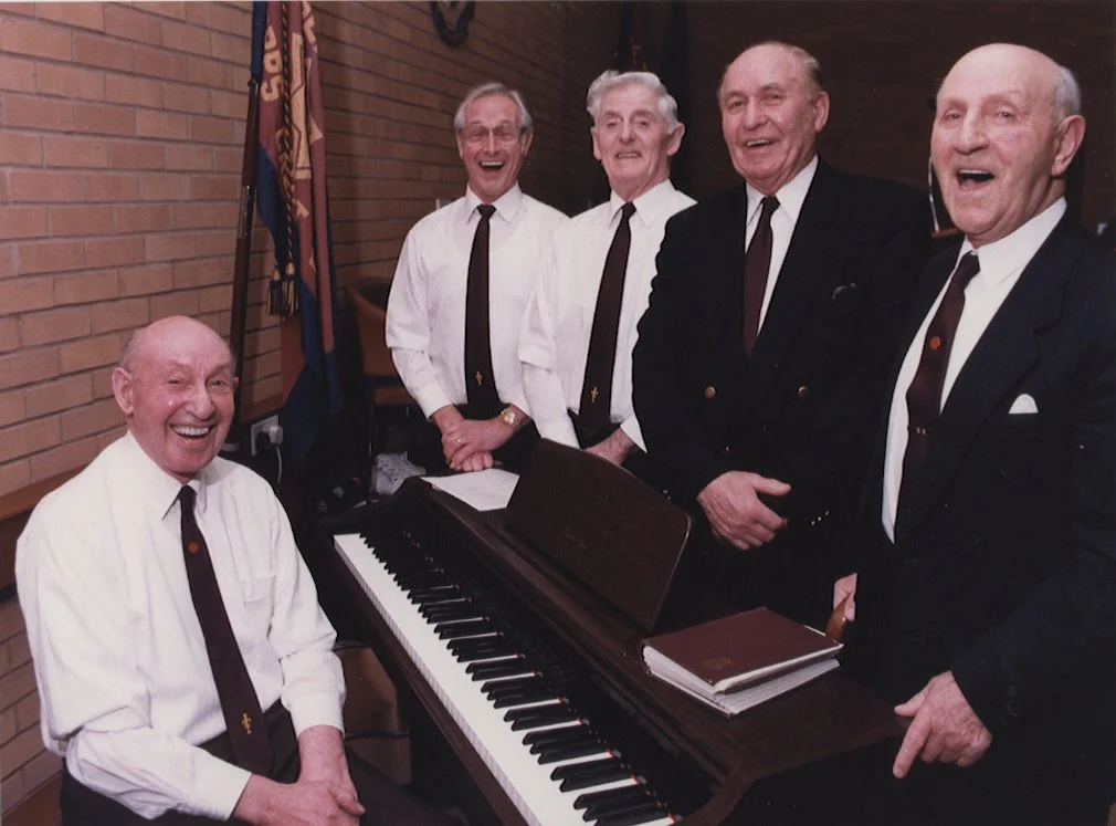 'Andra Leaving Do', Fraserburgh Gospel Male Voice Choir [n.d.]. Photograph courtesy of Evan Ritchie, Fraserburgh.