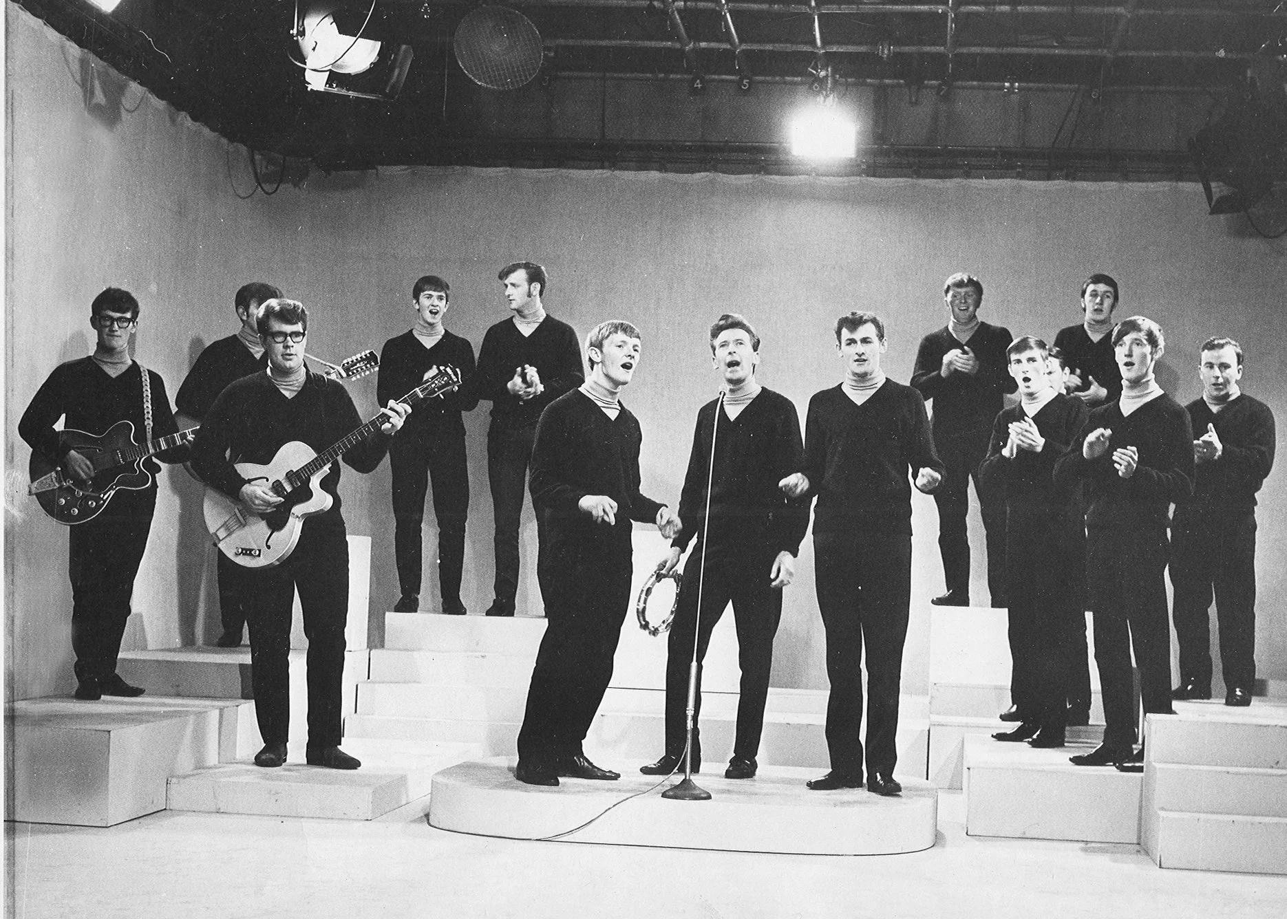 The Messengers (from Peterhead) perform on Grampian Television, c1970.