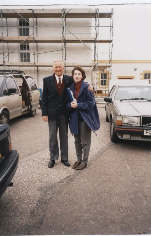 Evan Ritchie with Isla St Clair [n.d.], photograph courtesy of Evan Ritchie.