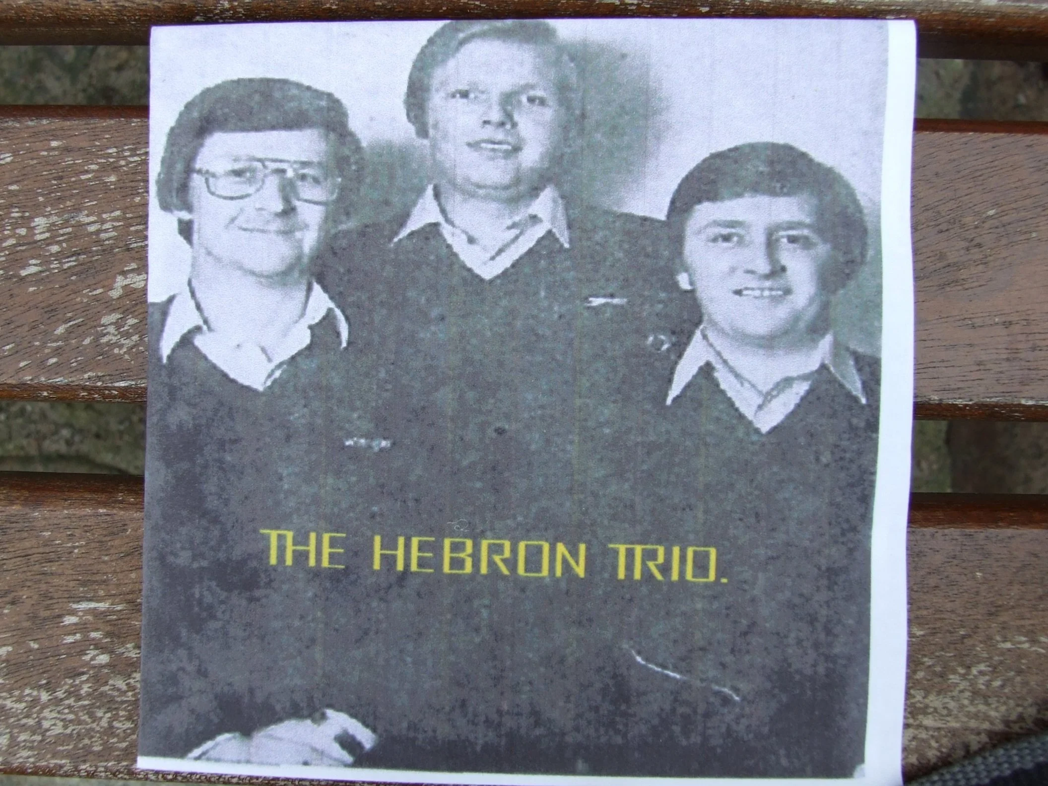 The Hebron Trio (Fraserburgh), 'The Hebron Trio' album cover (n.d.). 