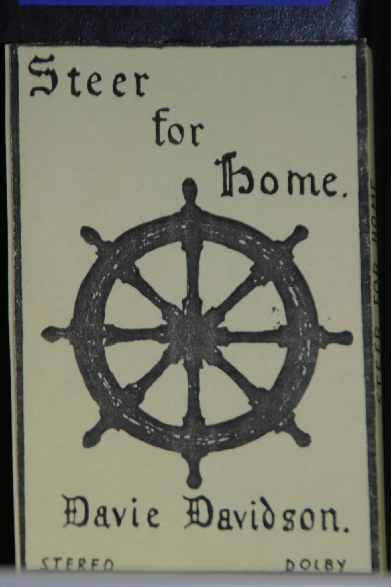 David Davidson (Peterhead), 'Steer For Home' album cover [n.d.]
