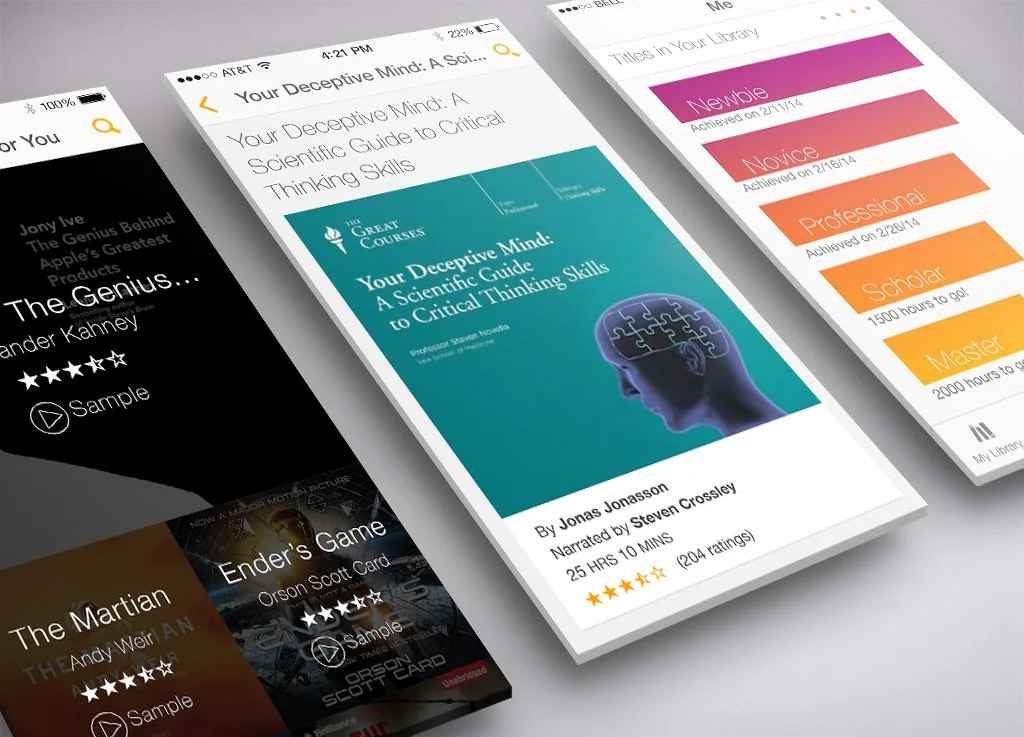 Audible Mobile Design