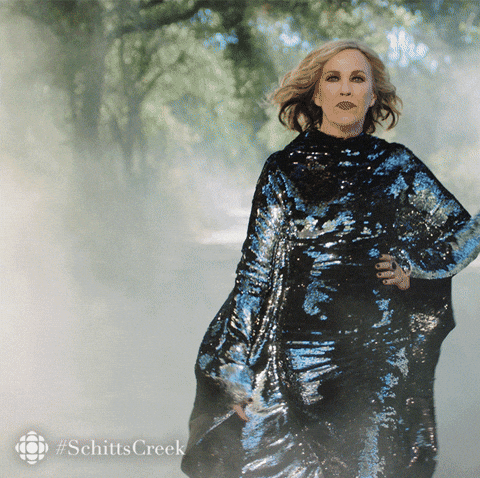 Moira Rose meme from Schitt's Creek — because Smith + Soma takes buyer behavior seriously but not itself.