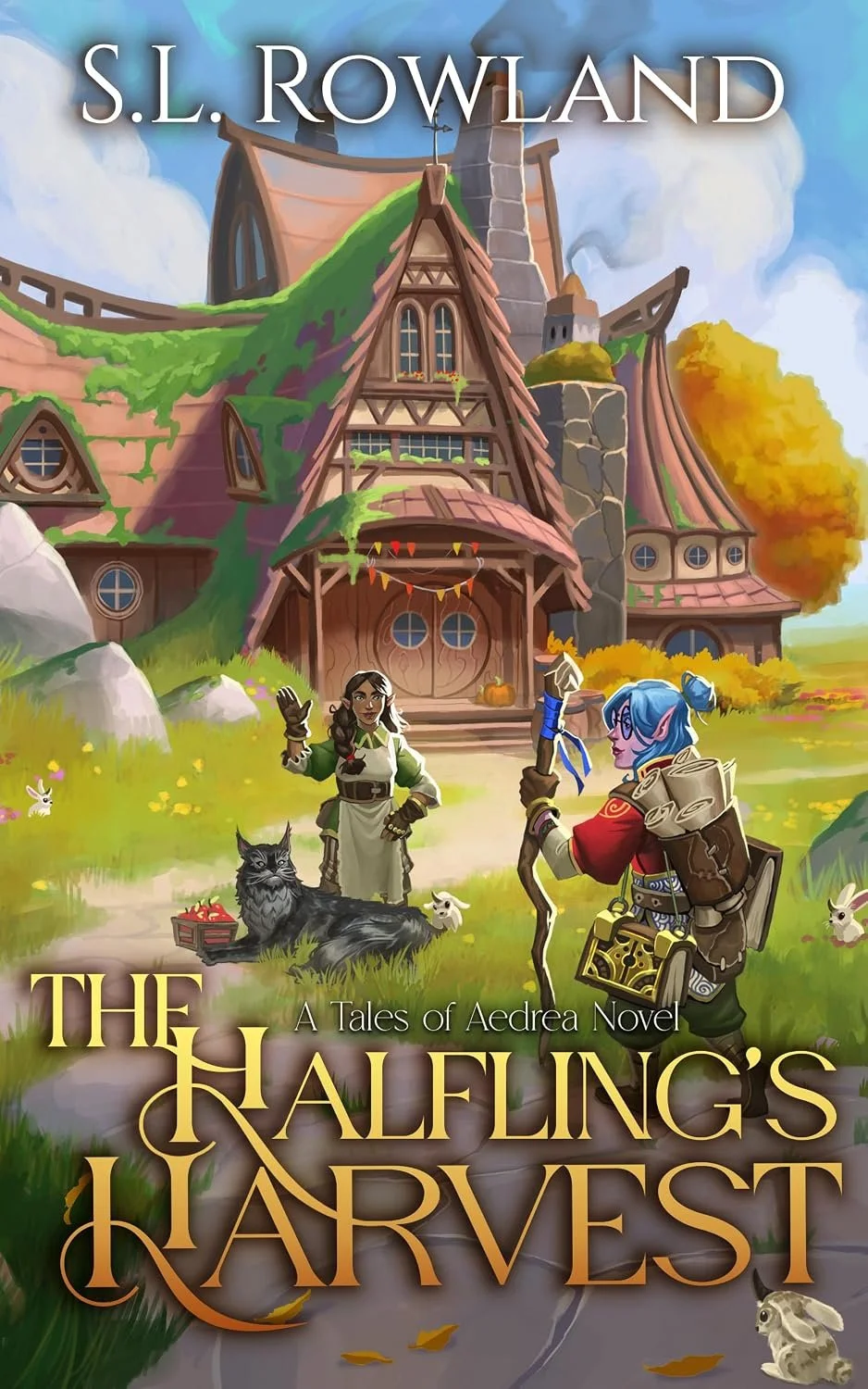 Cozy review of S.L Rowland’s “The Halfling’s Harvest.”