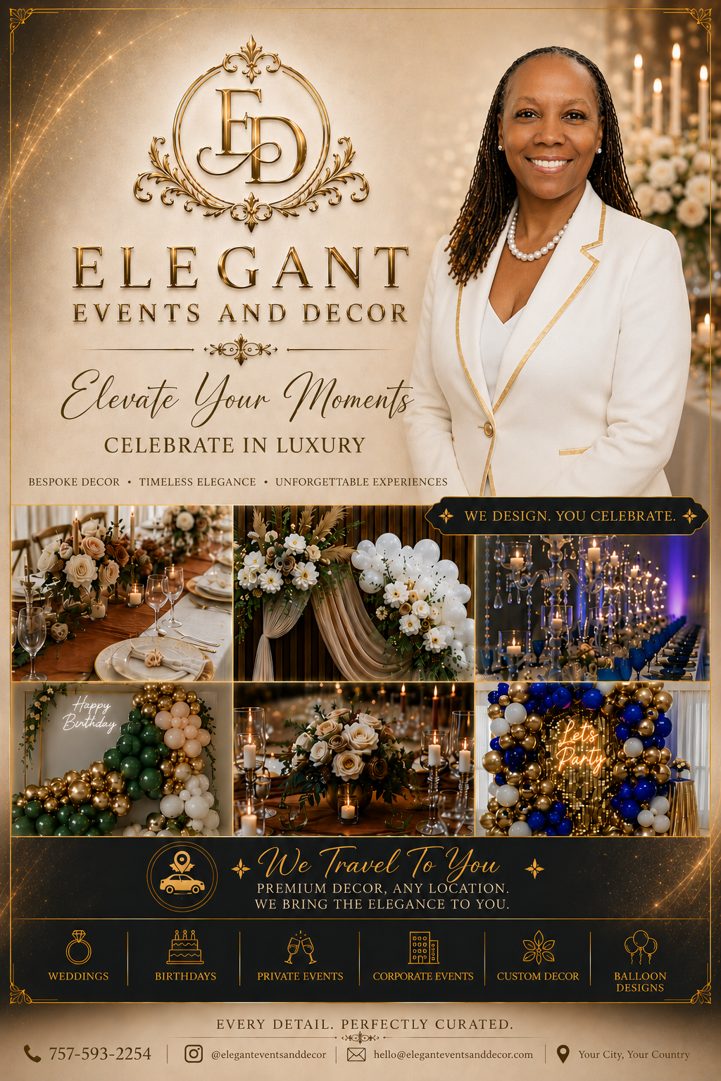 Elegant Events and Decor