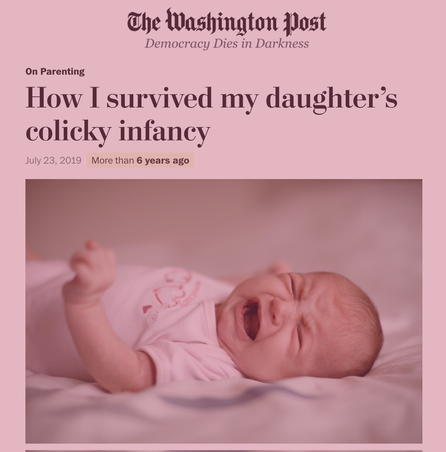 How I Survived Colic