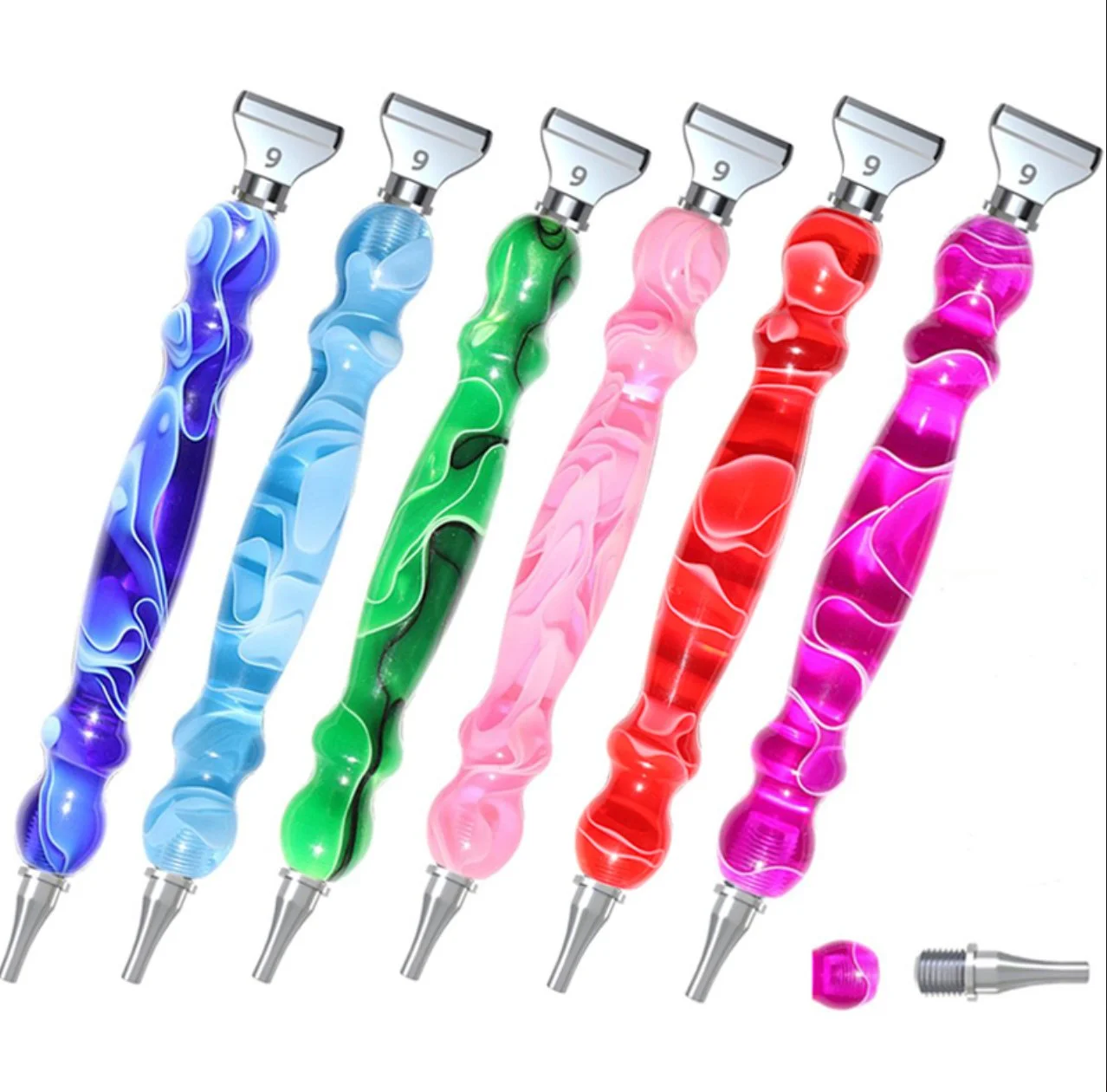 Resin Swirl Drill Pen — Universal 1/6