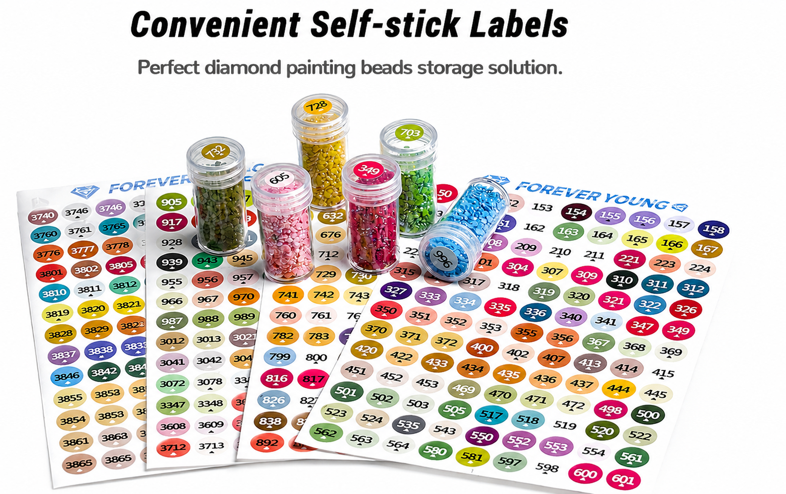 DMC Diamond Drill Labels — Stickers | Pattern & Prisms