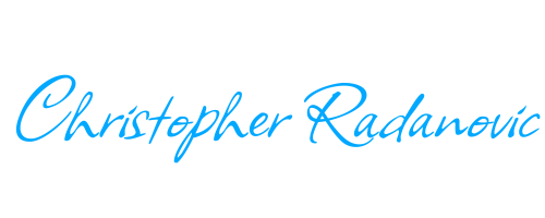 Christopher Radanovic personal signature representing the Relatable Partner brand pillar.