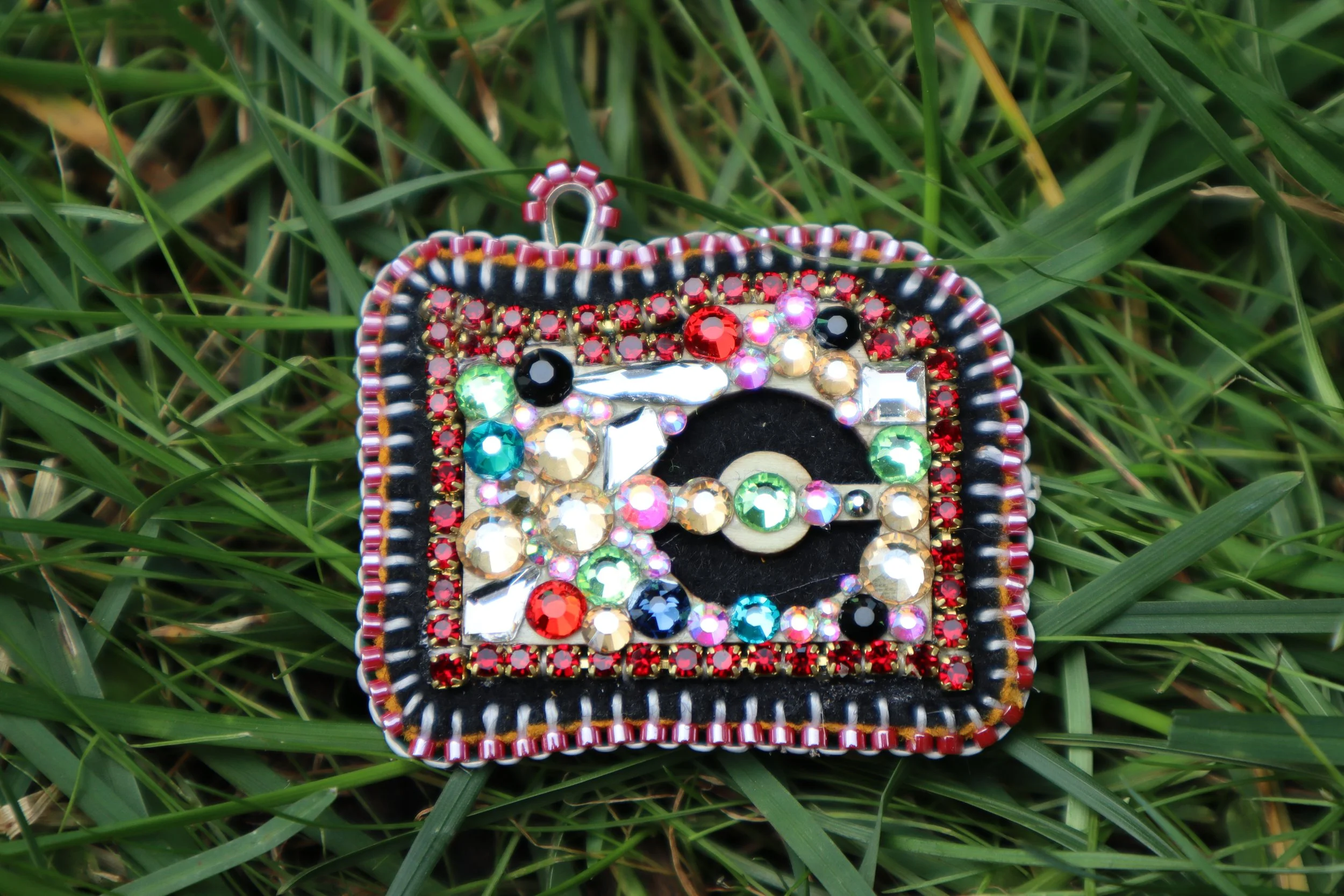 Black Camera Charm