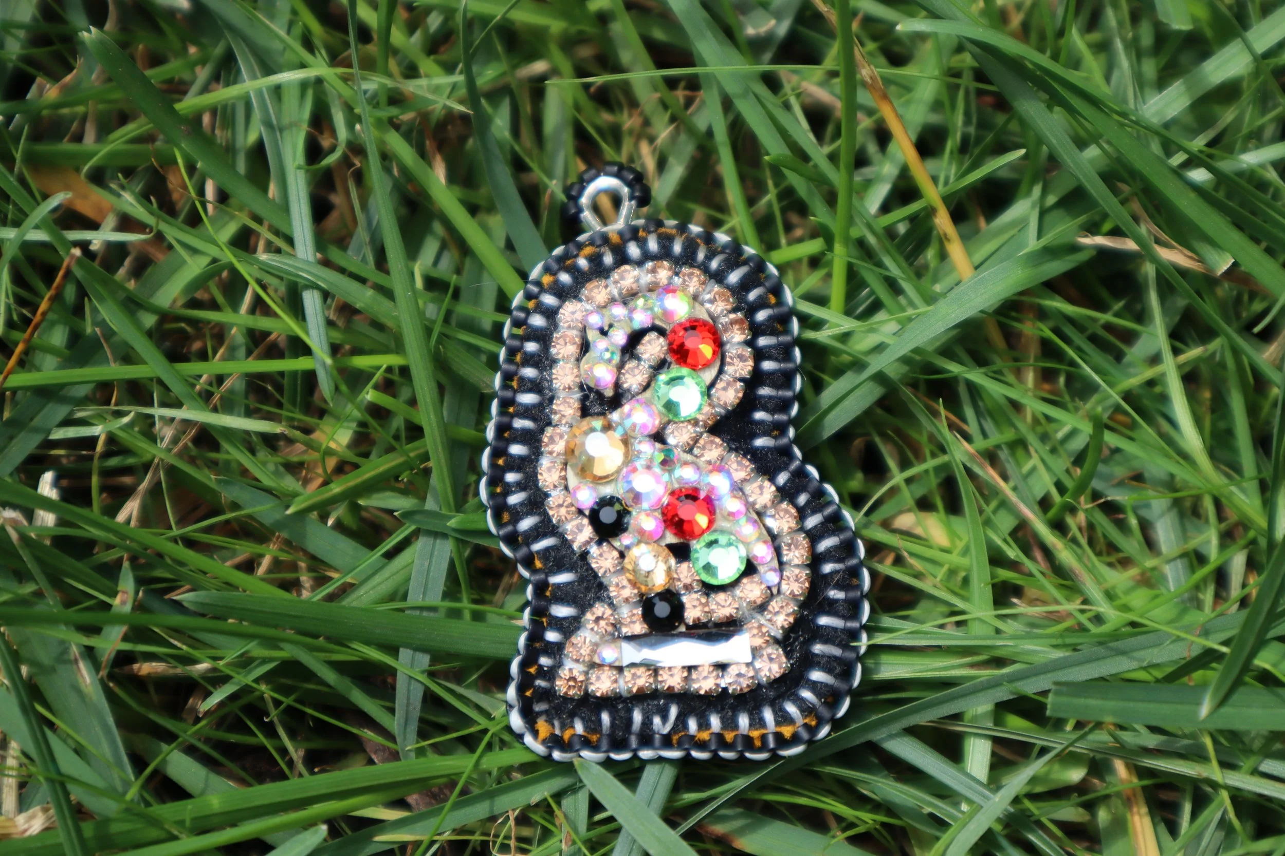 Sparkle Flamingo Charm