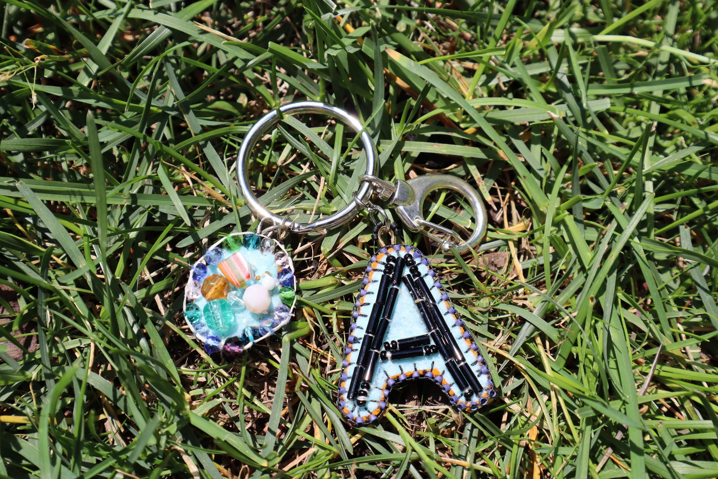 OG Letter Keychain "A" + Charm
