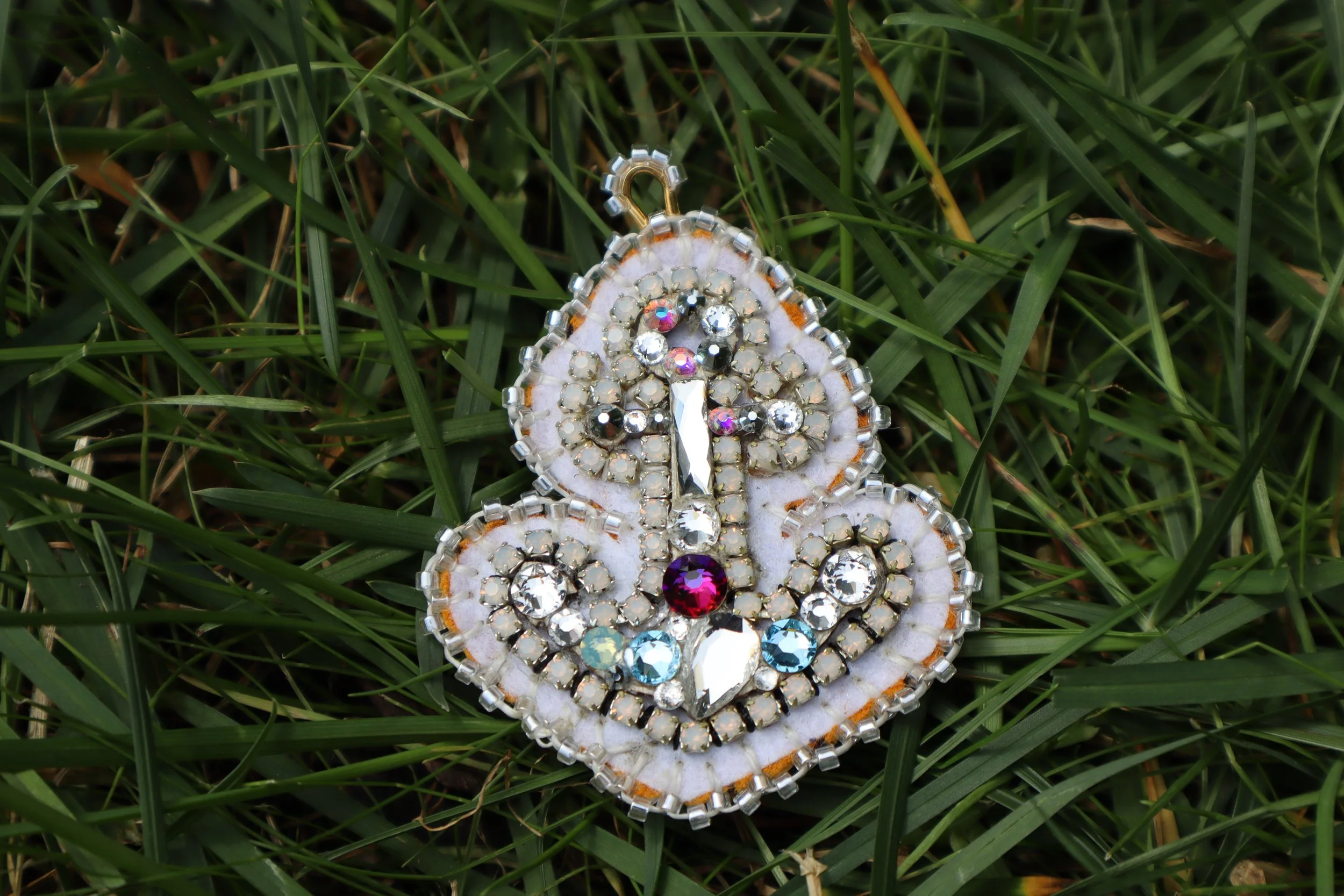 Sparkle Anchor Charm