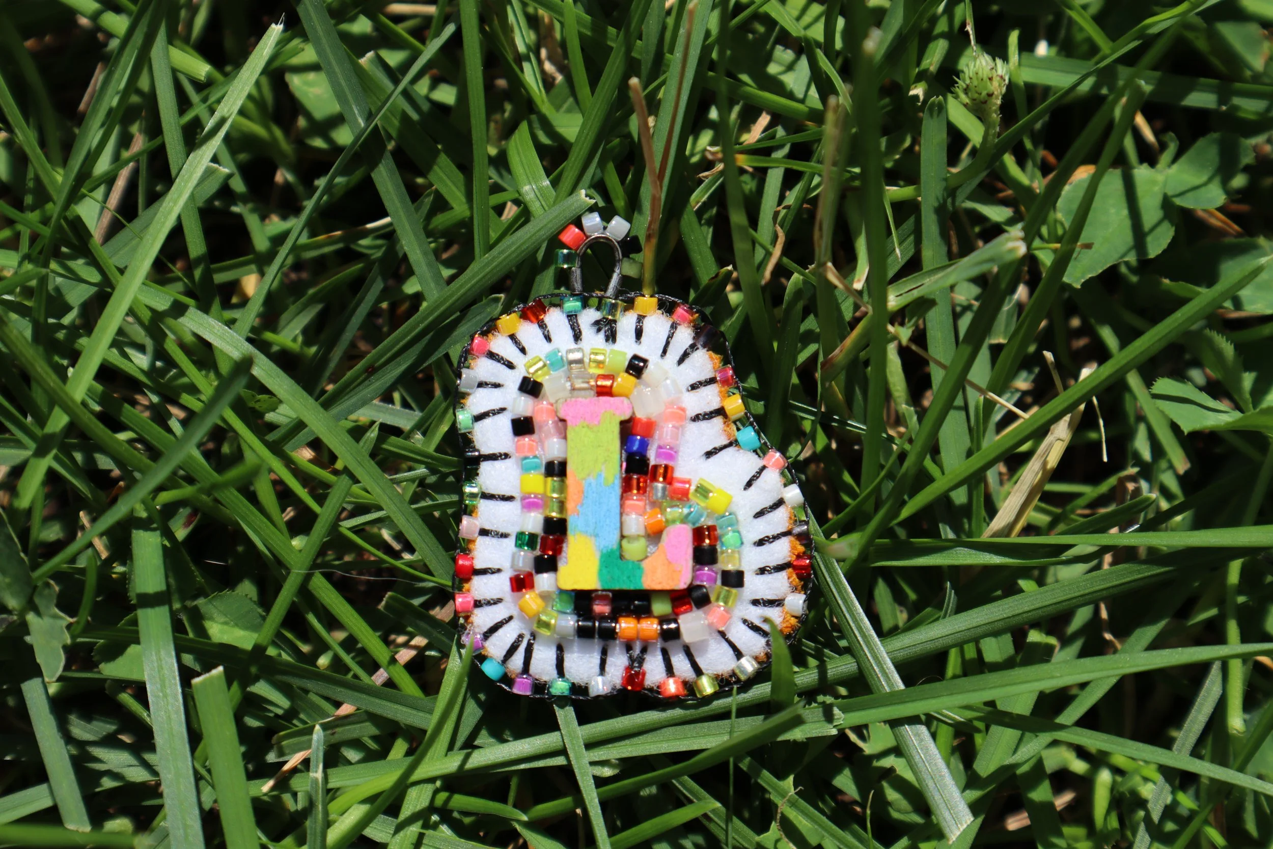 Rainbow Bead Soup Charm "L"