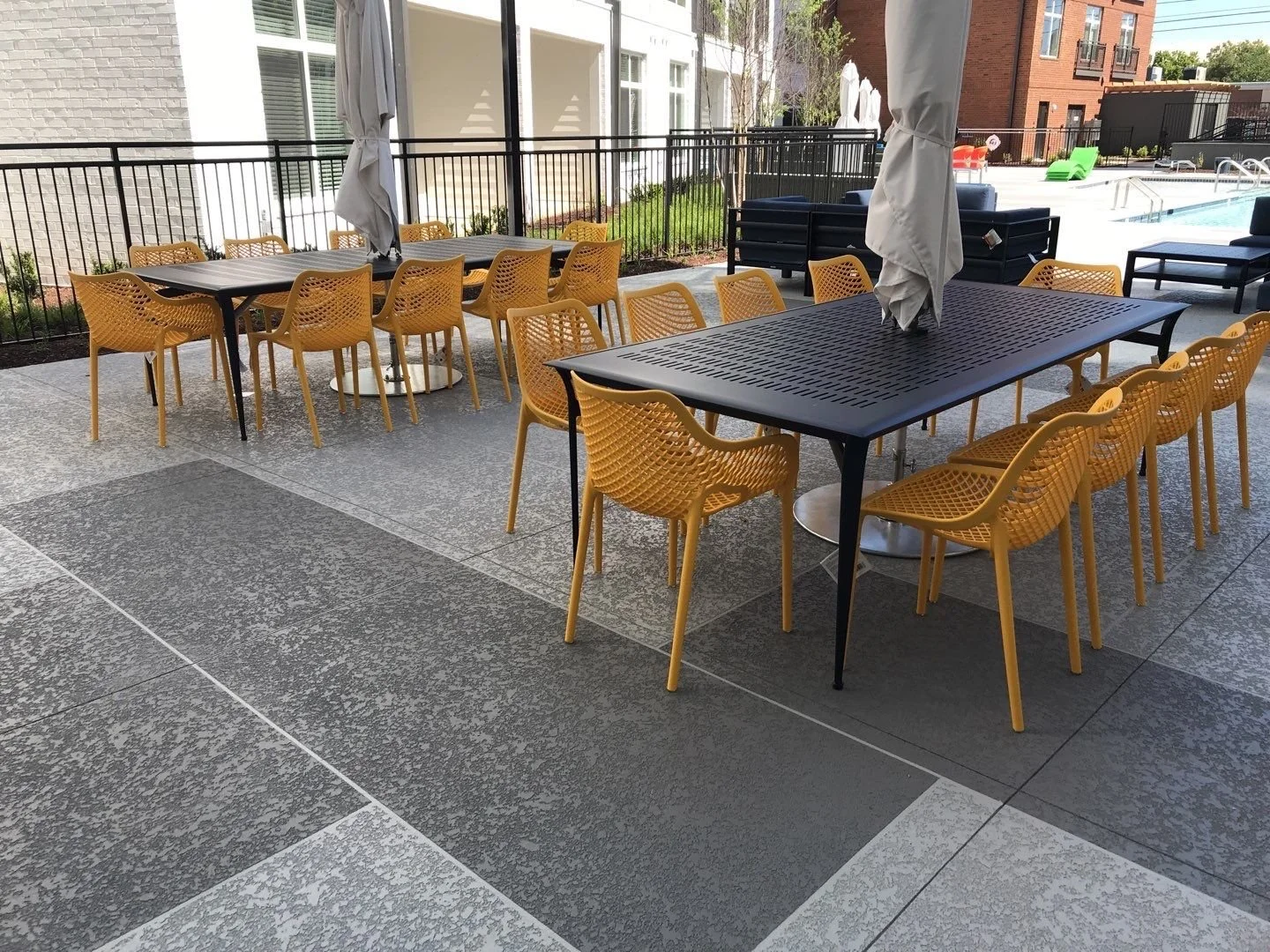 Classic Texture Commercial Patio