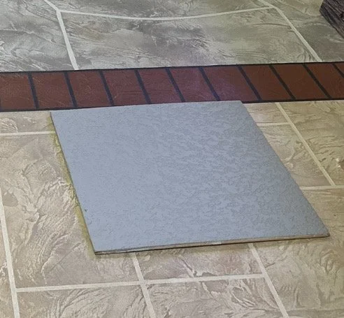 Classic Texture System Sample over Tuscan Sample Floor
