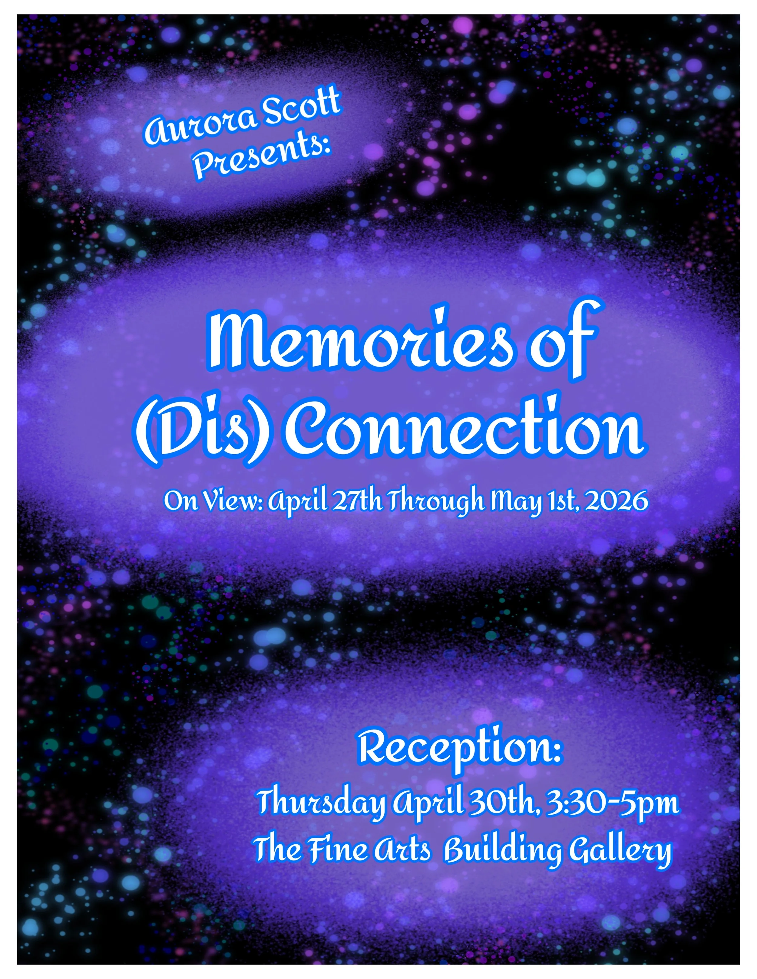 Memories of (Dis)connection show poster, 2026