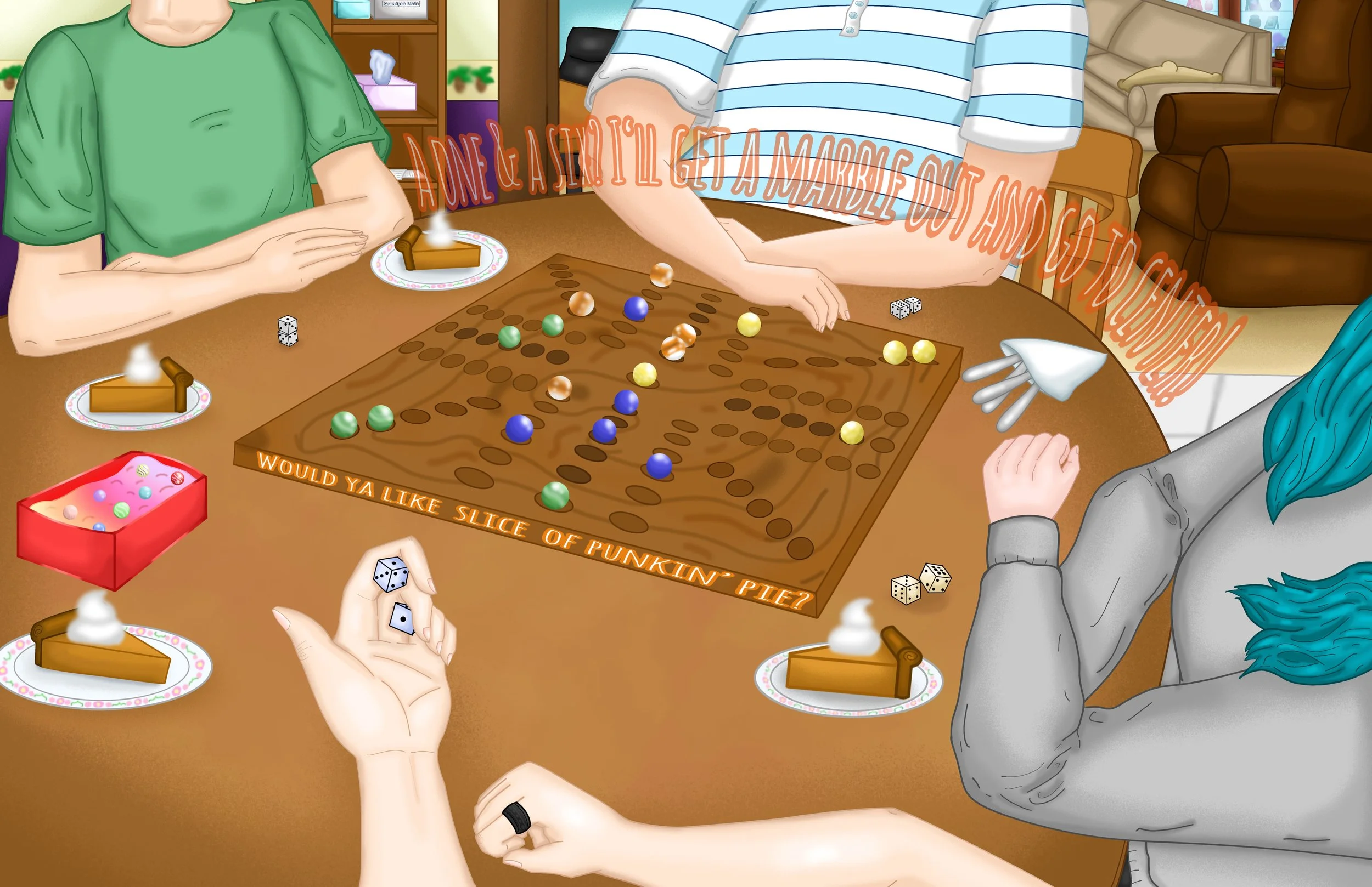 Would'ya Like a Slice of Punkin' Pie? (Marbles), 2025