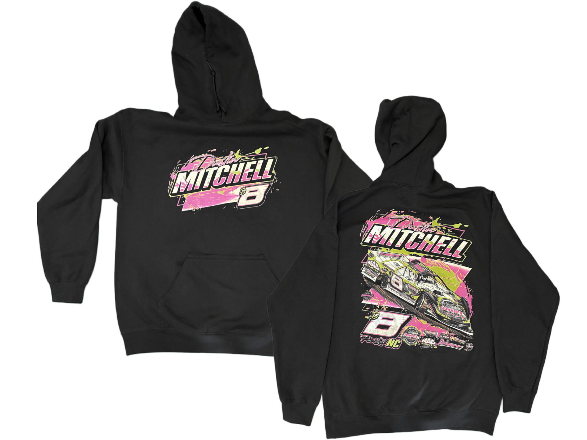 D8 Black Hoodie