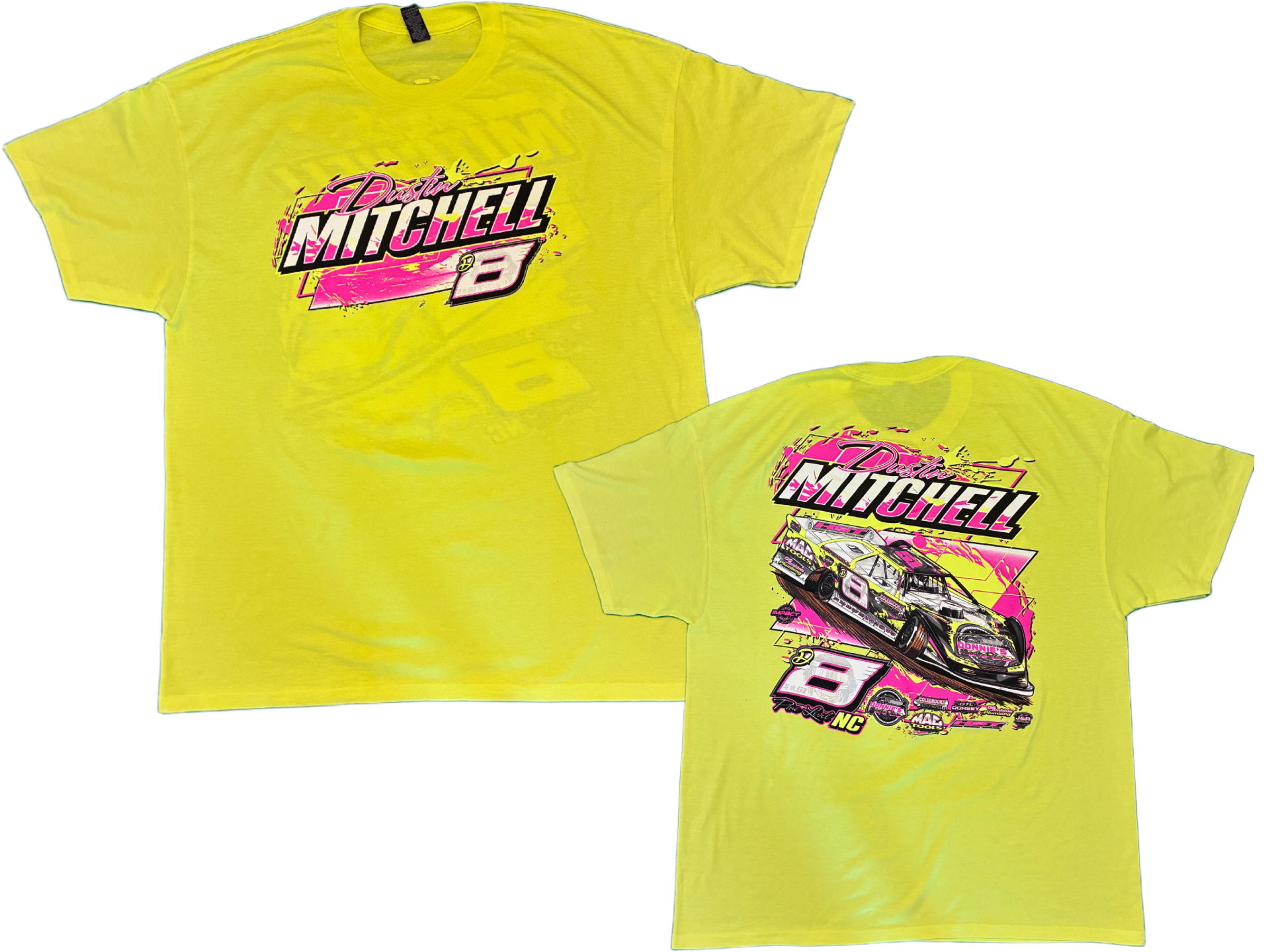 D8 Yellow Racing Shirt