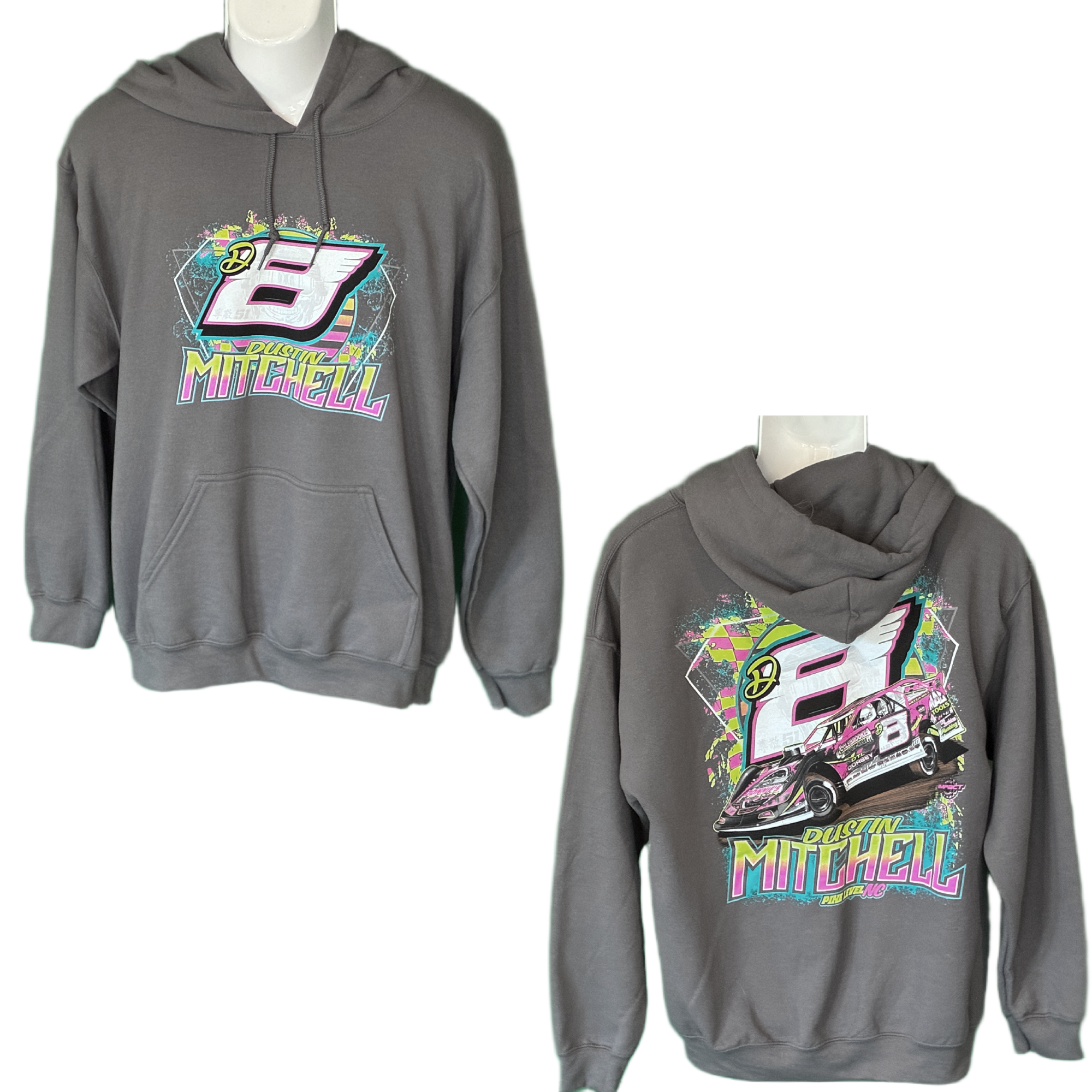 D8 Gray Hoodie