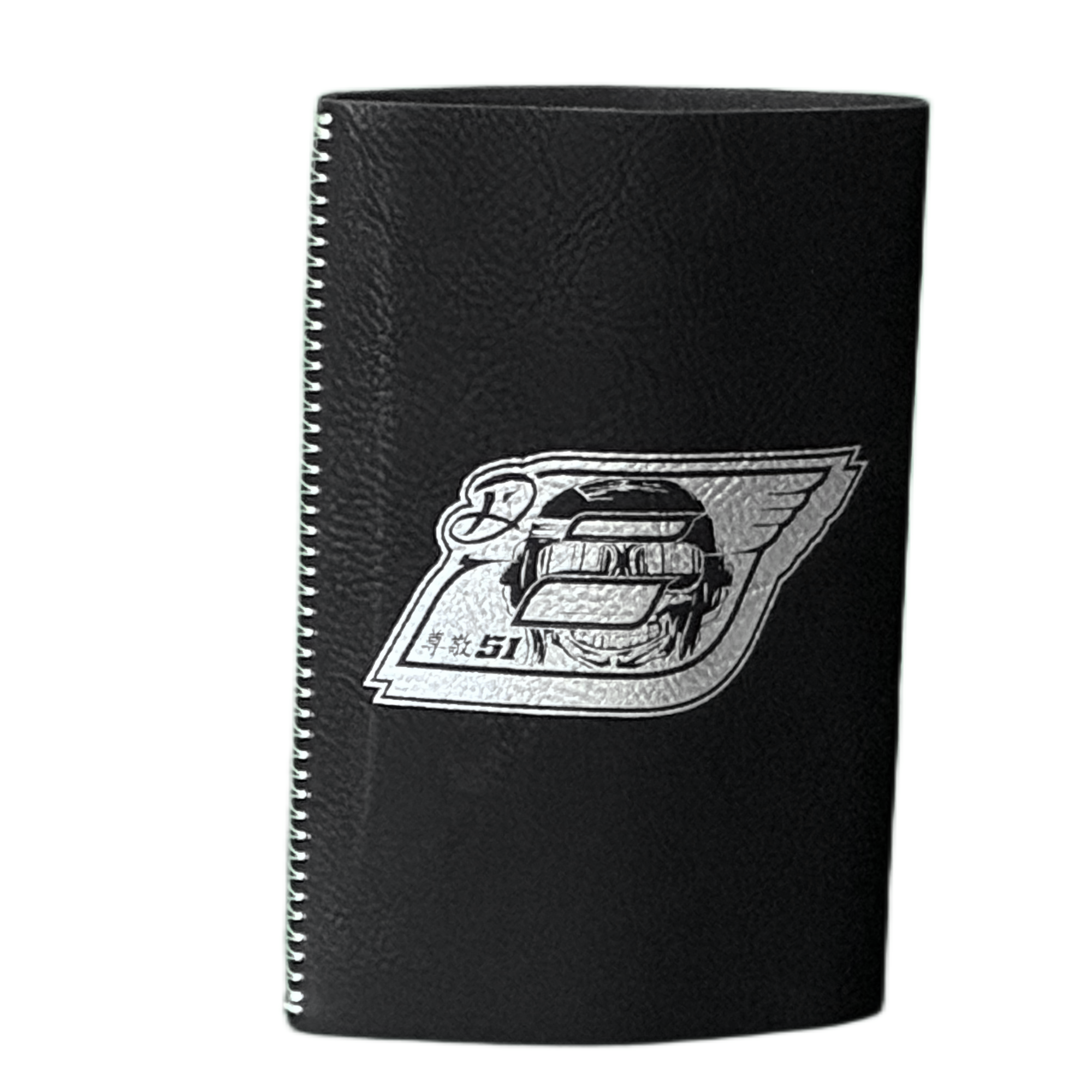 D8 Black Koozie