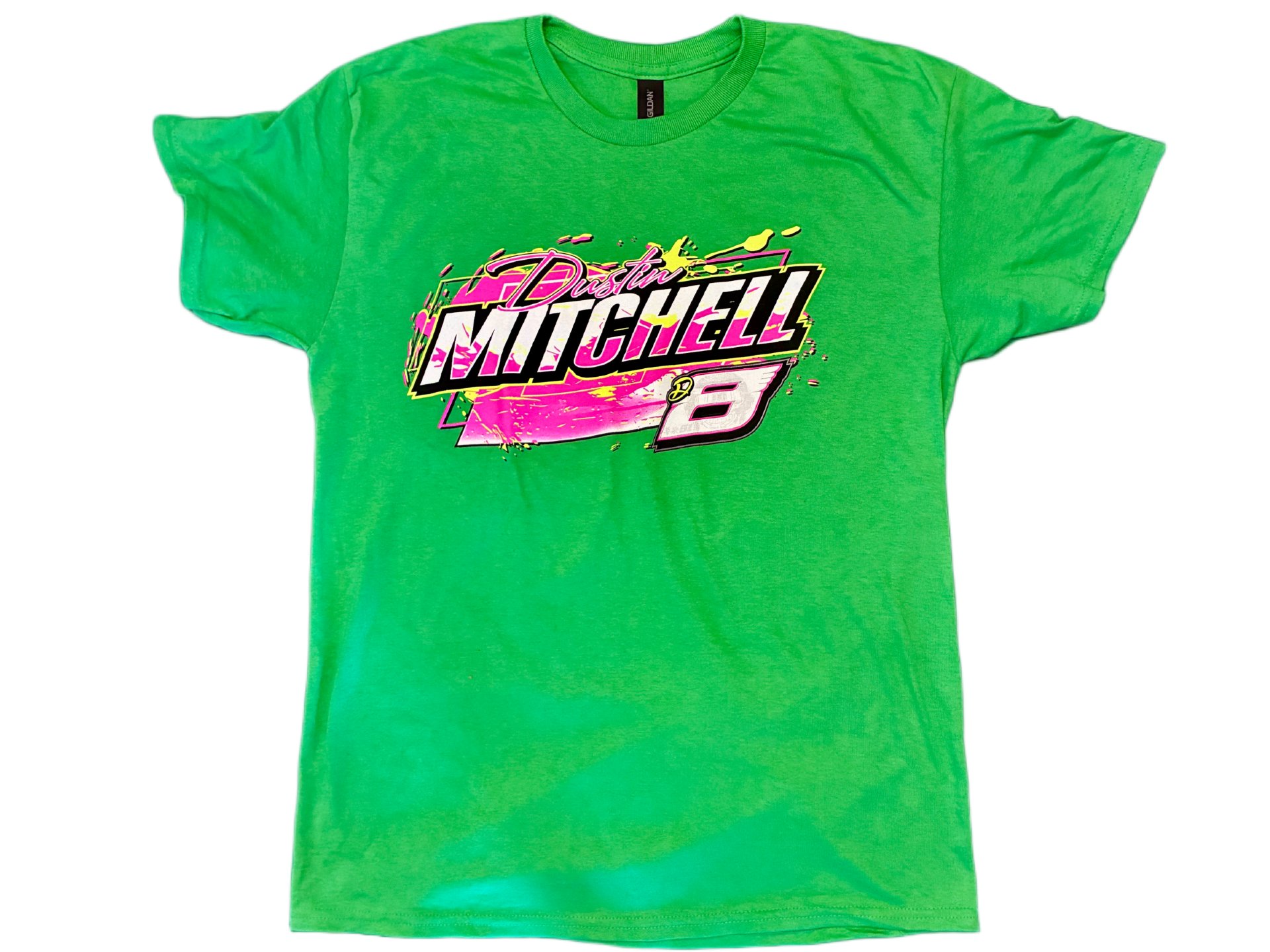 Dustin Mitchell Green D8 Shirt - Front