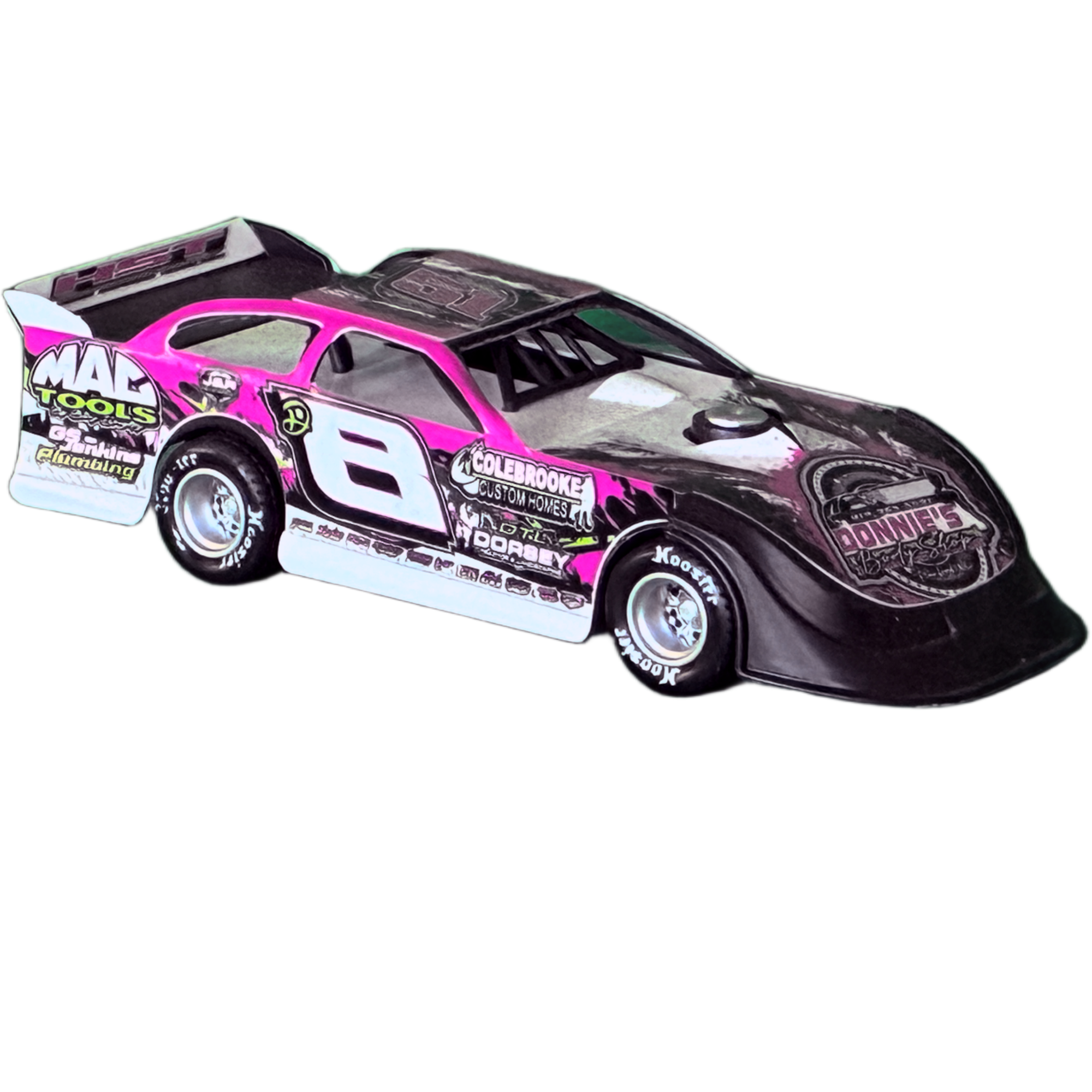 Dustin Mitchell #8 Modified Pull Back Diecast (1:32 Scale) (Pink)