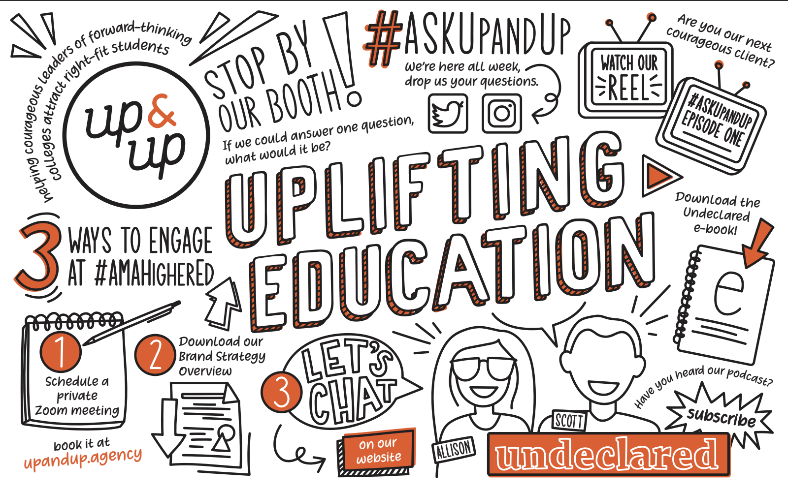 Up & Up Tradeshow Booth Backdrop