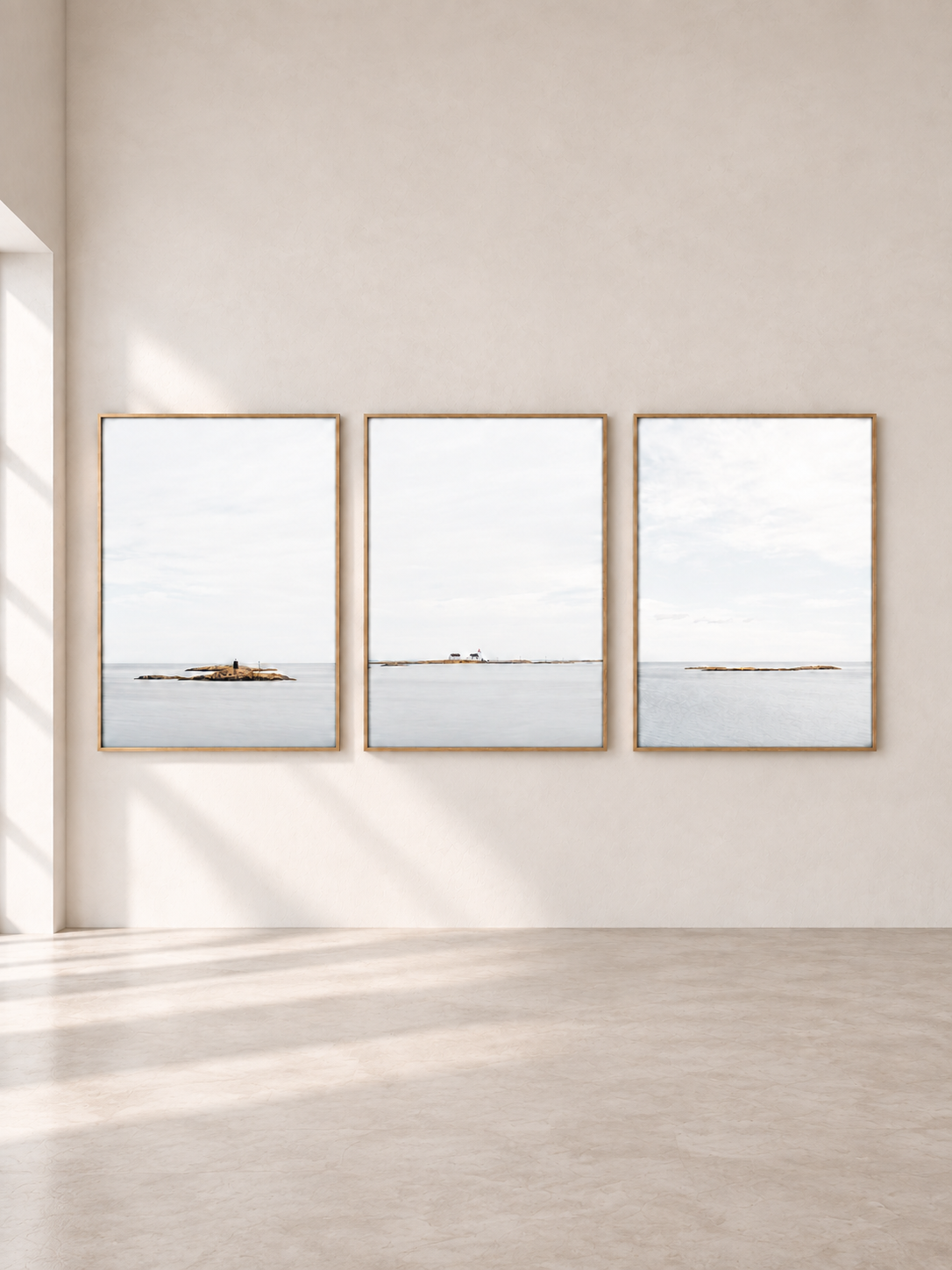 Eine Raumansicht zur Vorstellung und Visualisierung der Serie take a deep breath von Merten Riesner