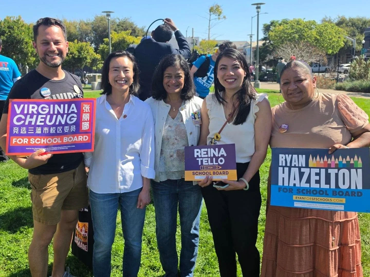 An inspiring campaign day with @connie_chan_sf, @pramilajayapal and @caworkingfamiliesparty - we're campaigning to support the working people of San Francisco not the billionaires and their agenda. When we are guided by values centered around what wo