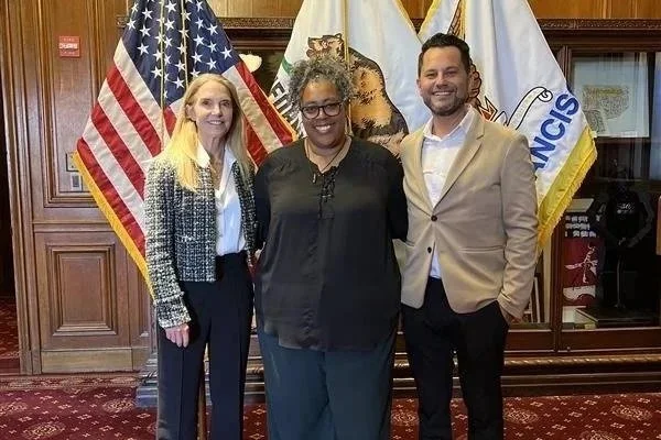 Ryan is sworn into DCYF's OAC with Director Dorsey-Smith.