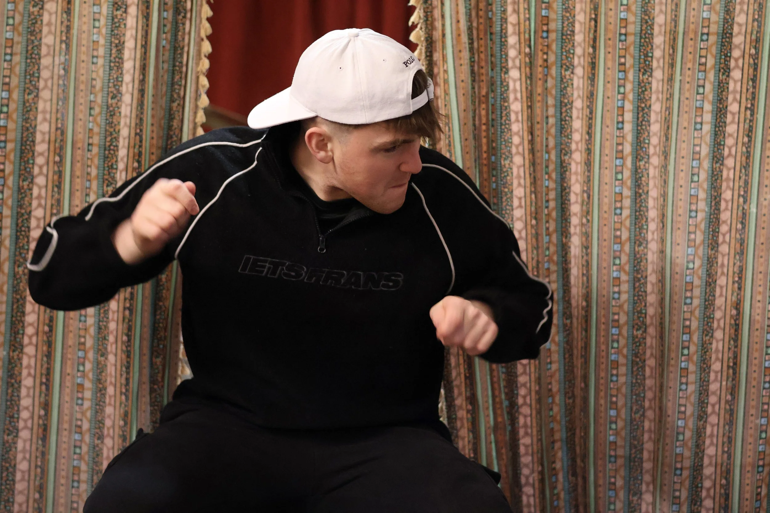 Me Air Drumming To One Of Our Takes (Alfie Cam)
