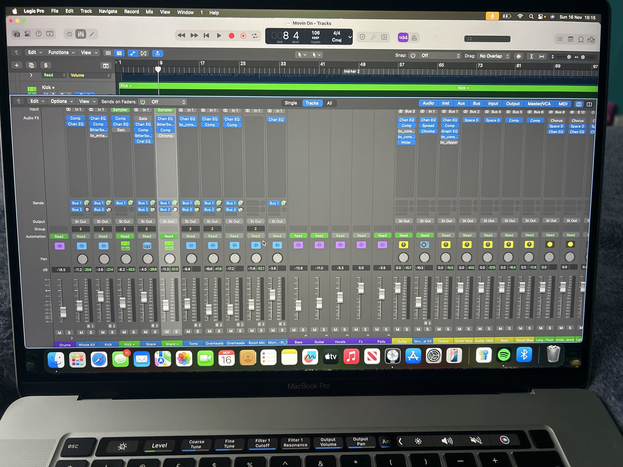 Collaboratively Mixing The Albums First Single "Moving On"