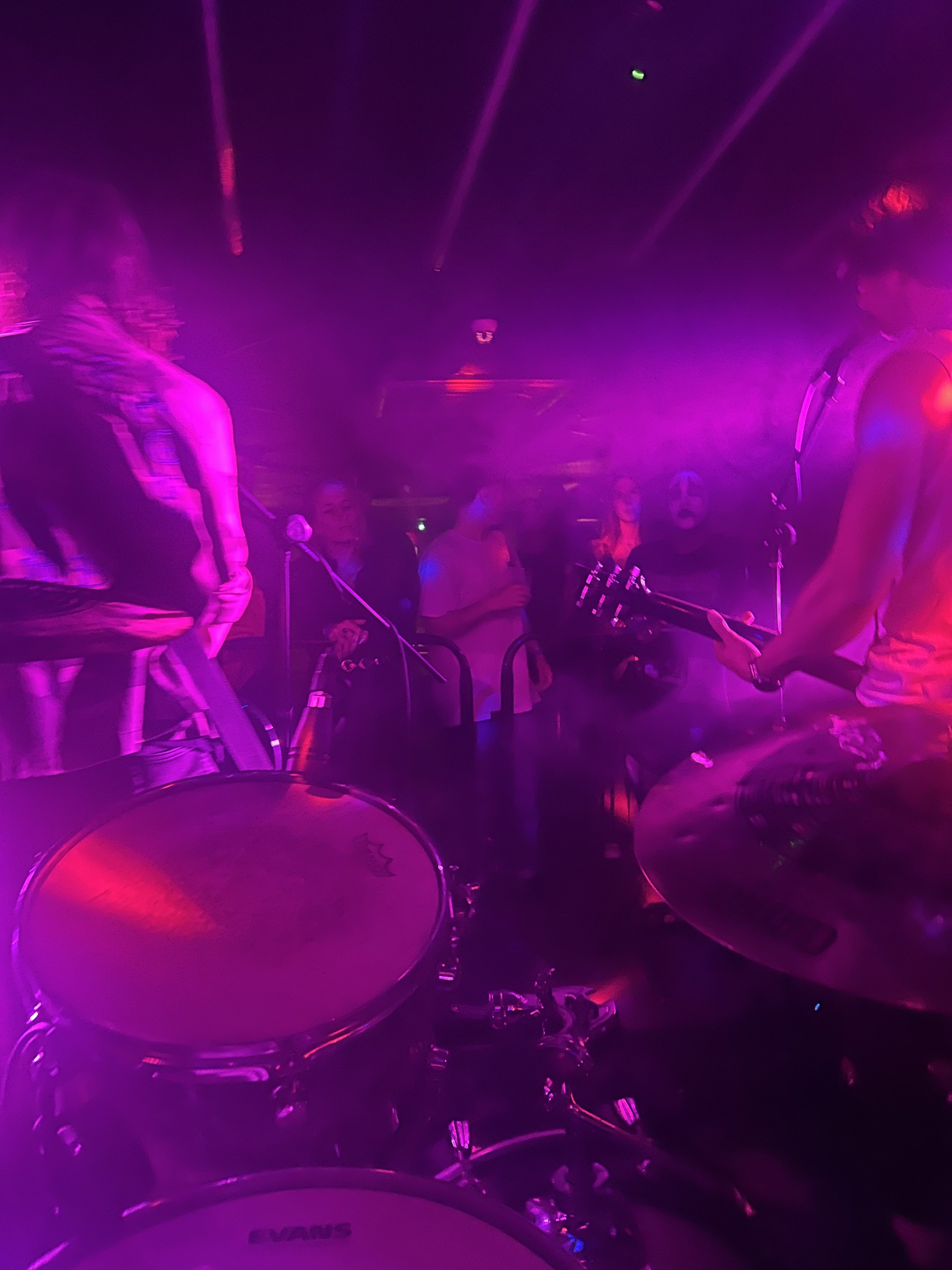 A Photo I Took From Behind The Kit In Birmingham The Day Before Our First Recording Session