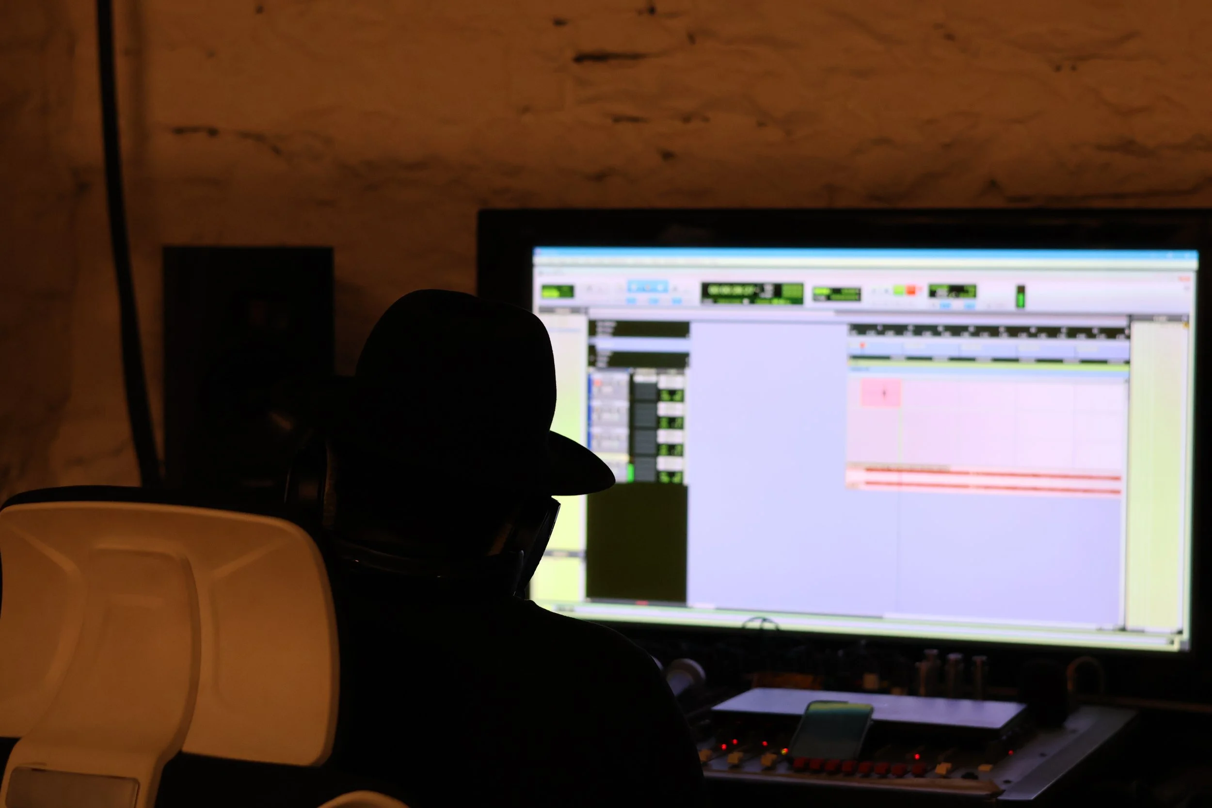 Vonj Behind The Desk