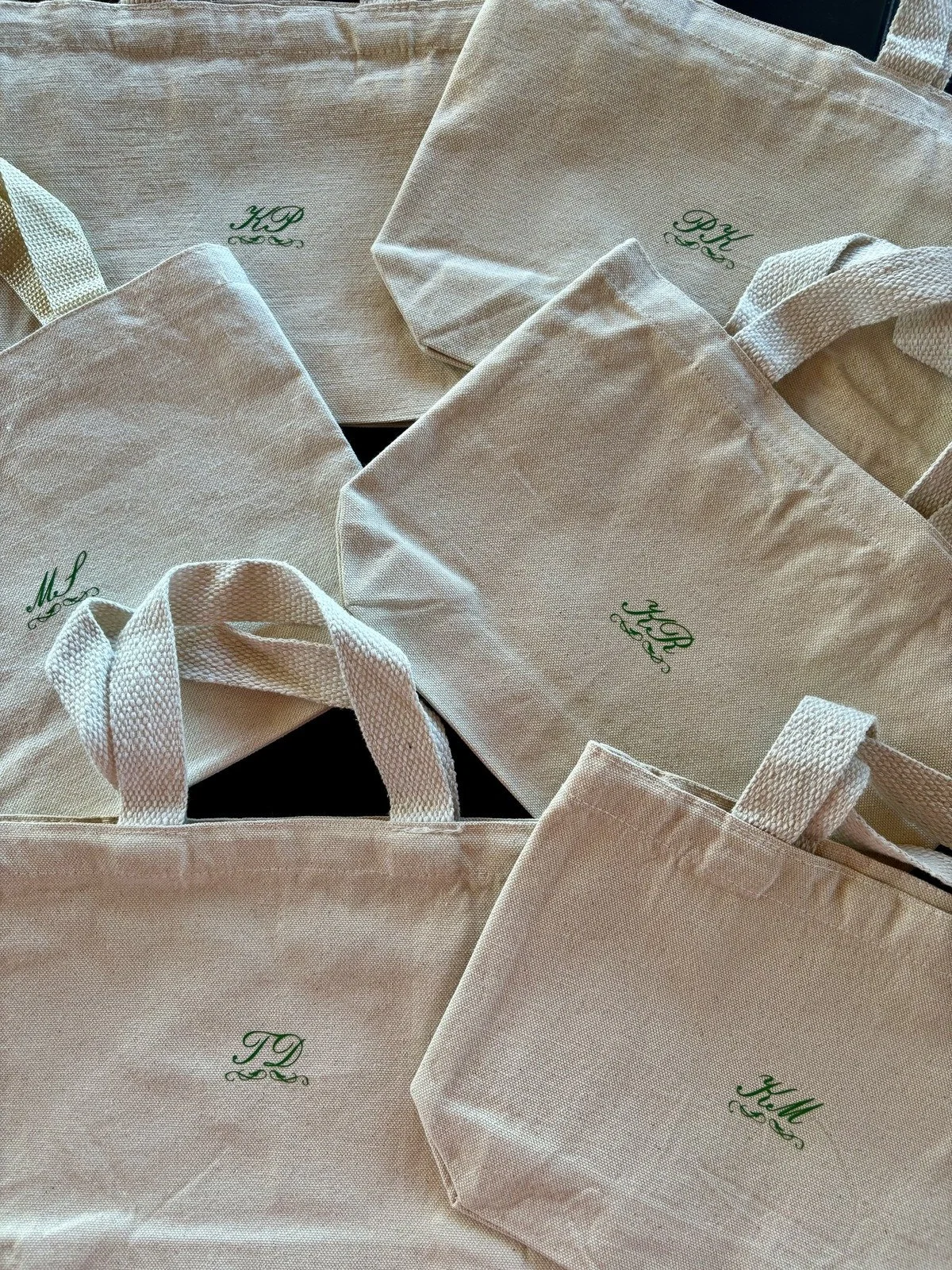 Inital Tote Bags