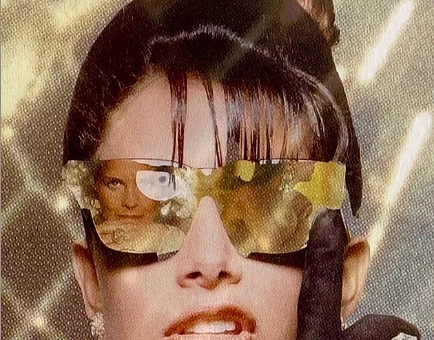 Eva Engel, Gaze, Adobe digital collage from reinvented magazine pieces, 2023