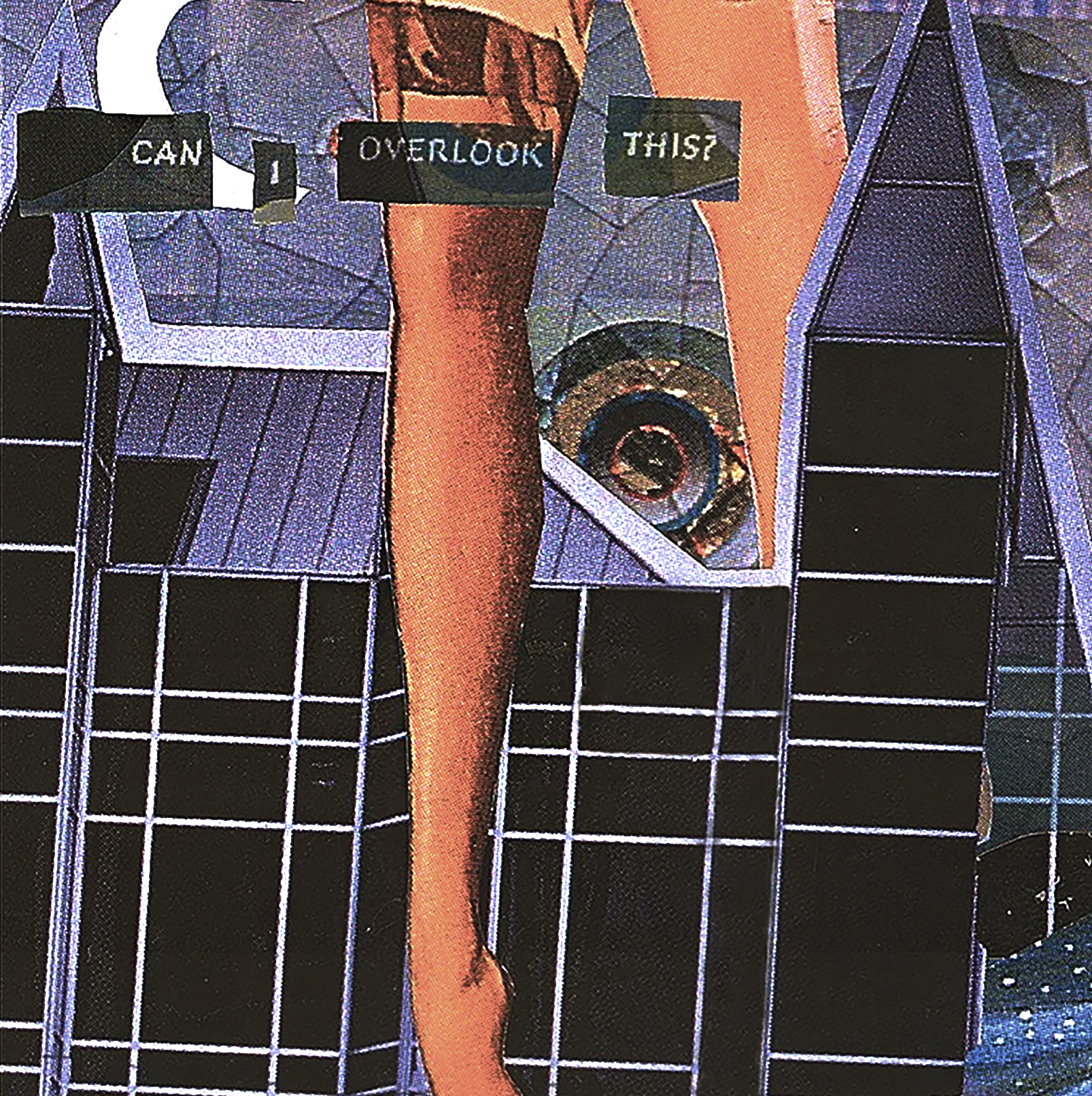 Eva Engel, Meltdown of the Mega-Beast: The Overly Emotional Female Stereotype, digital collage from reinvented magazine pieces, 2023