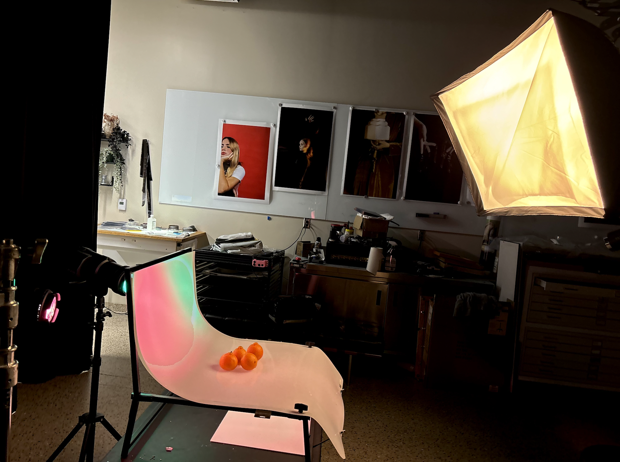 Perfectly Blemished in photography studio, 2025