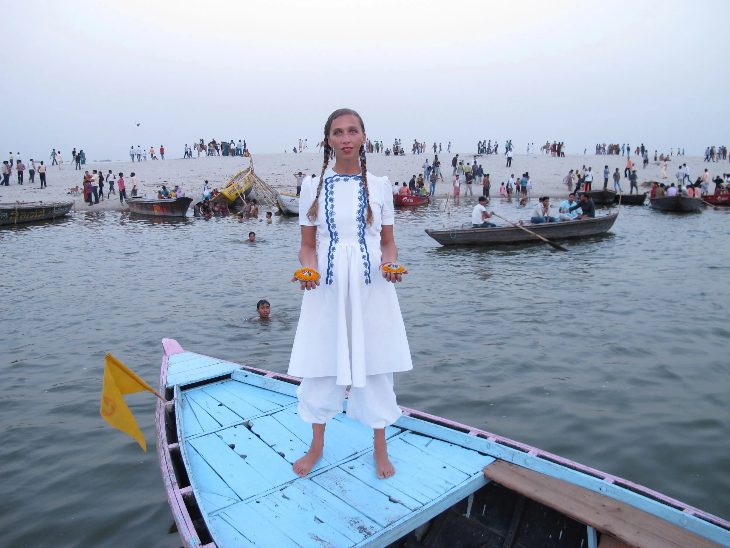 Emily as "Alice", Varansi, India, 2012 (Copy)