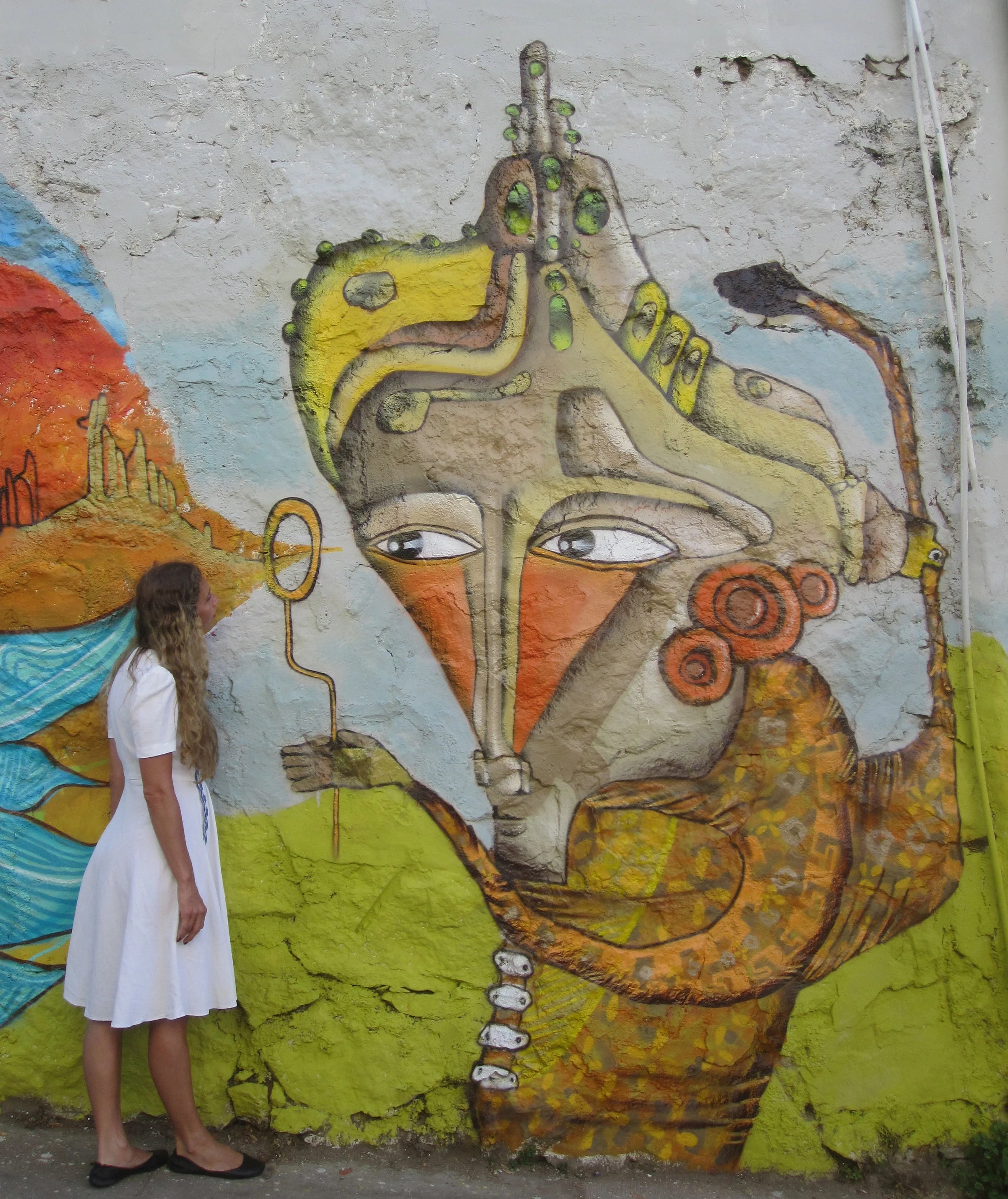 Emily as "Alice", Valparaiso, Chile, 2012 (Copy)