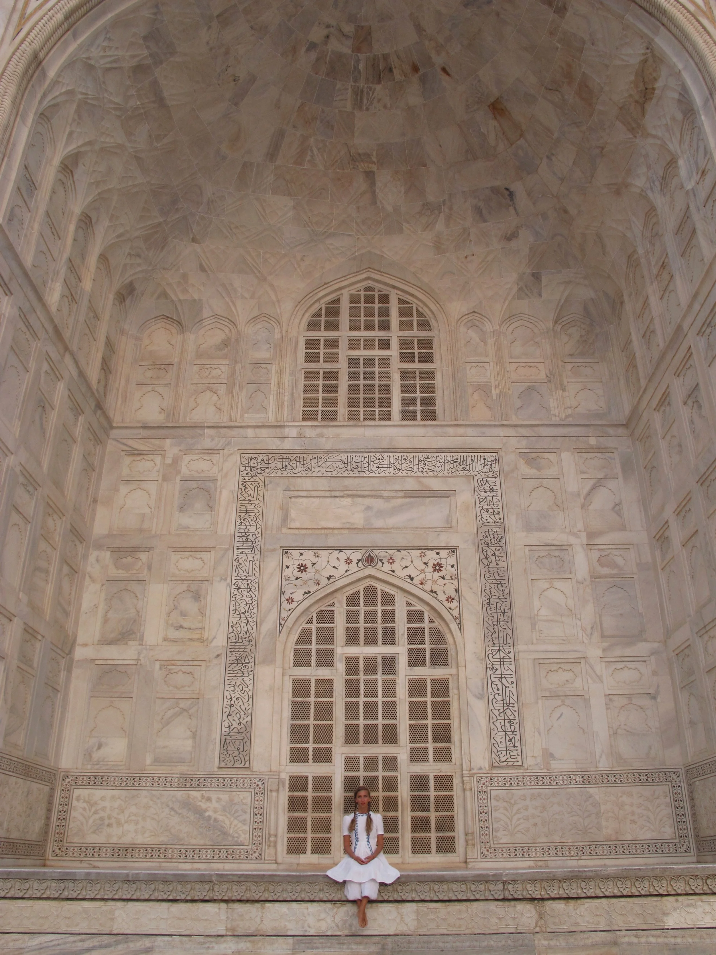 Emily as "Alice", Agra, India, 2012 (Copy)