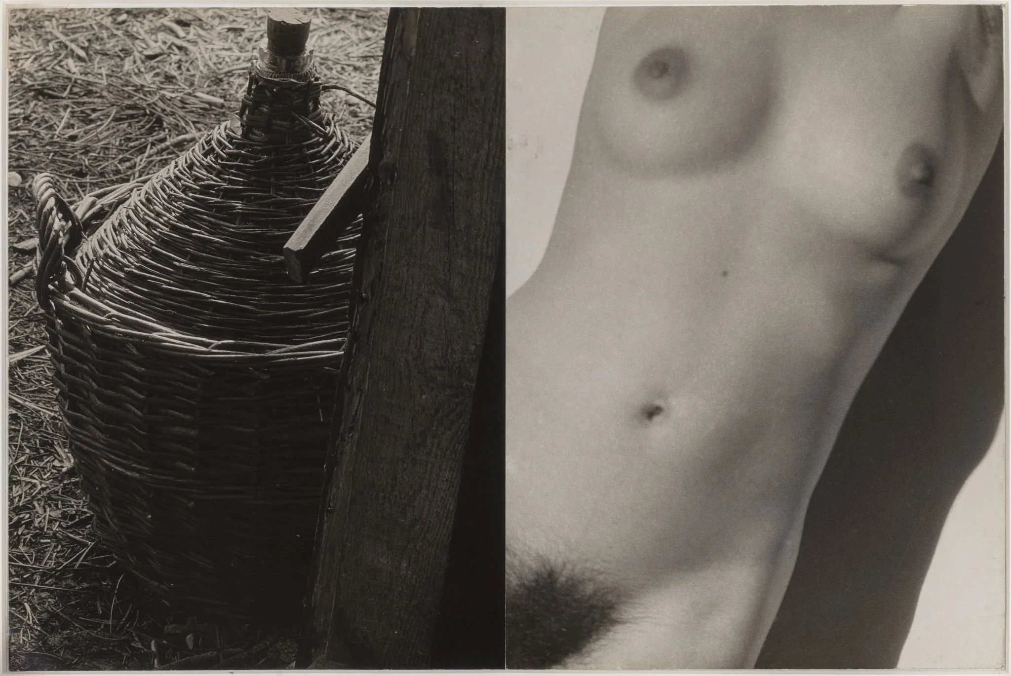 Roger Parry (French, 1905– 1977), No. 2 Montage, 1933, 2 Gelatin silver prints, mounted, 9 1⁄8 × 13 5⁄8 inches
Inscriptions, Signed, titled and dated by photographer in ink and stamped; Provenance:
Sotheby’s, New York;
References;
The Subversive Eye;
