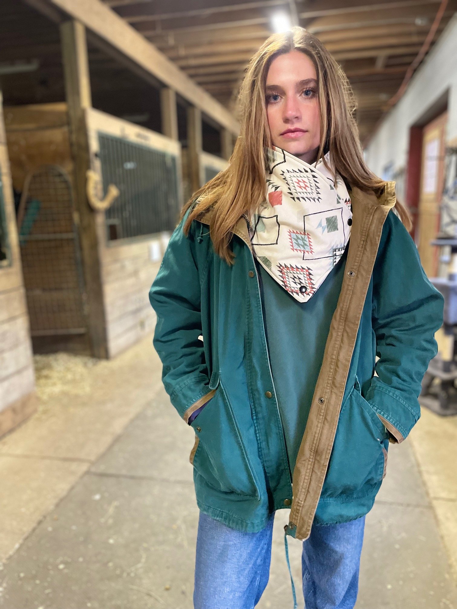 Eco-Chic Snap Scarf