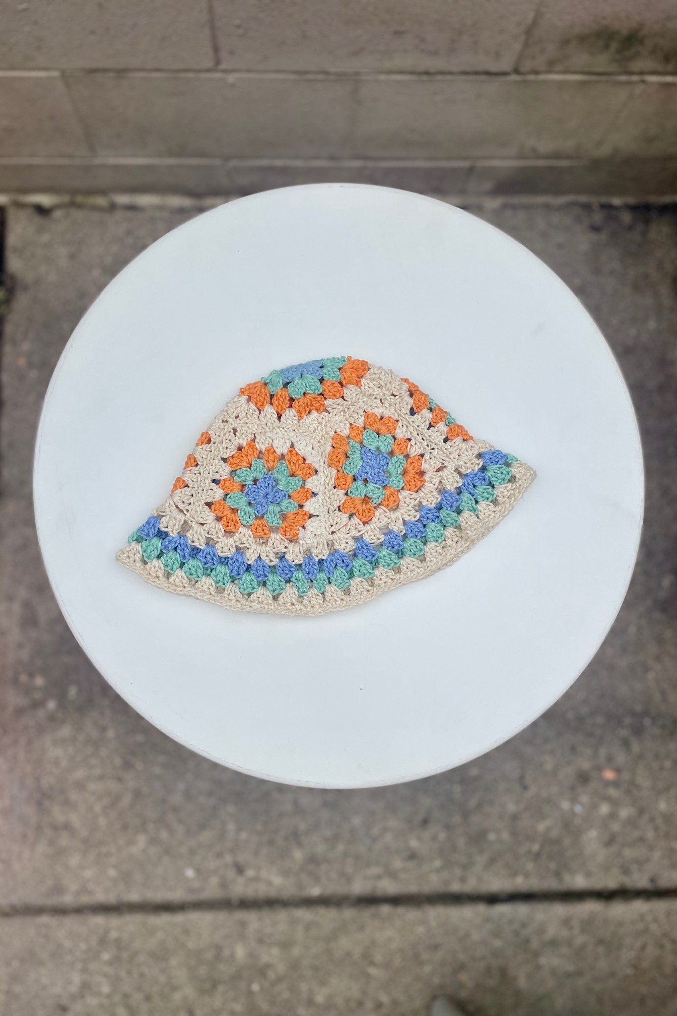 Crochet Bucket Hat Multi