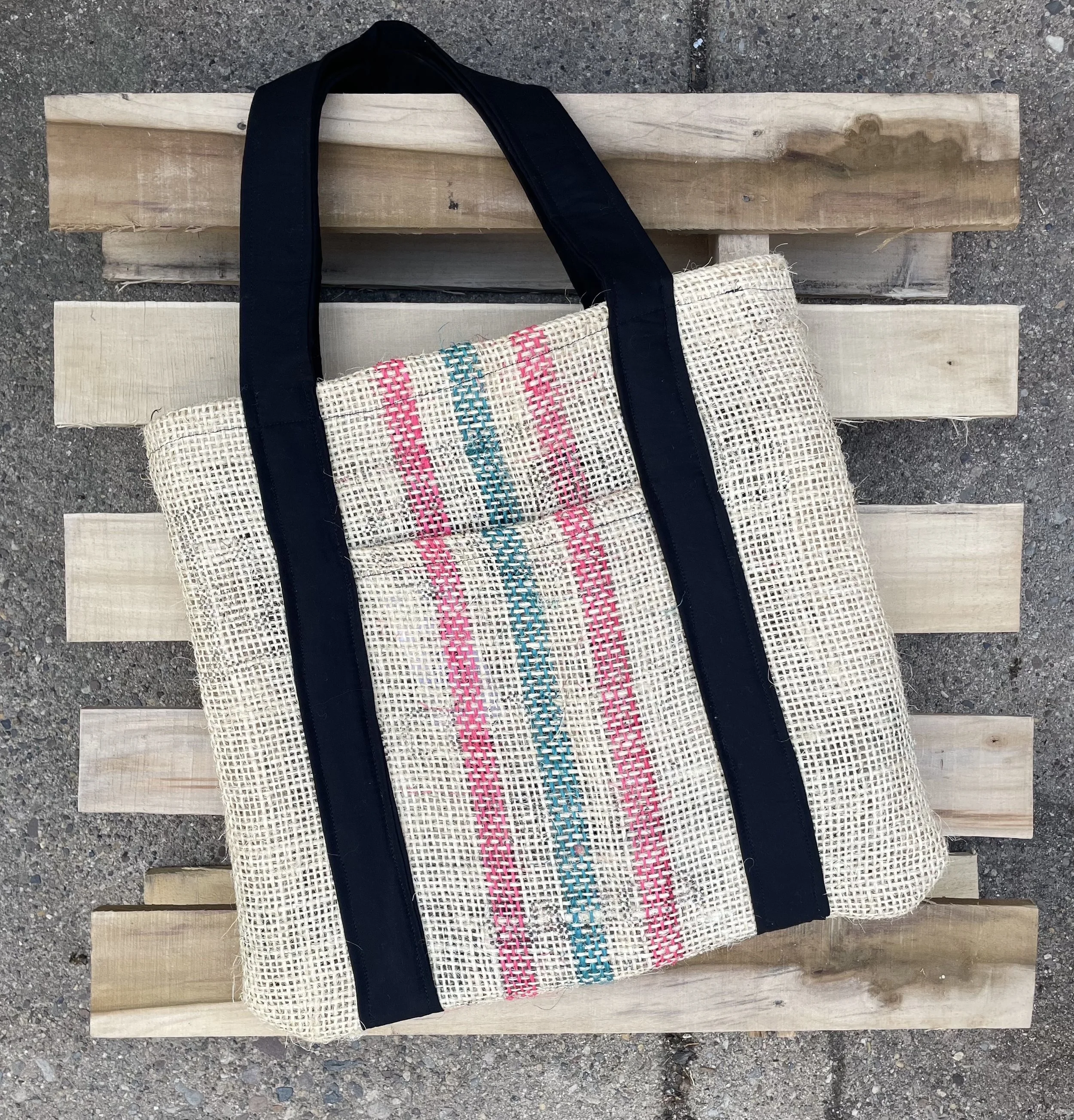 Recycled Burlap Tote